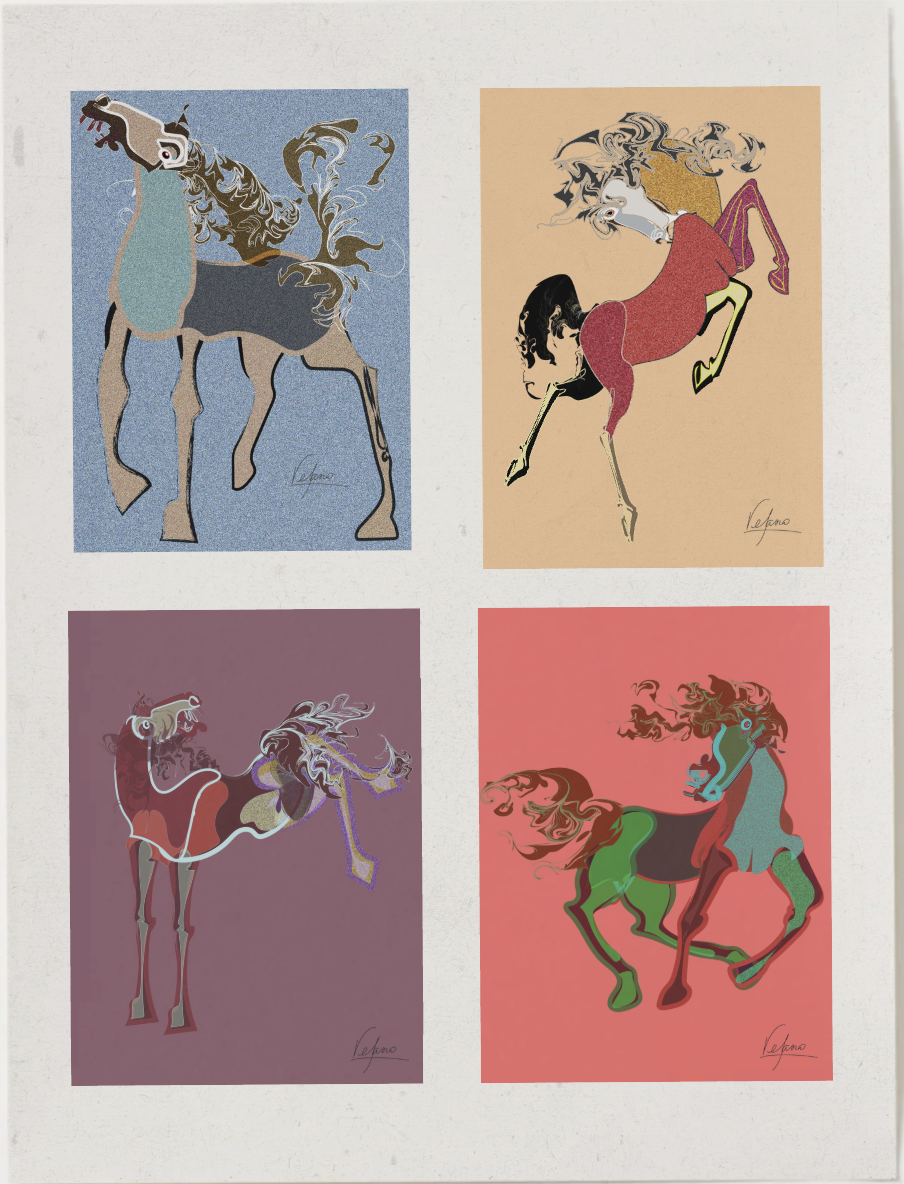 Variations of Color - El Caballo