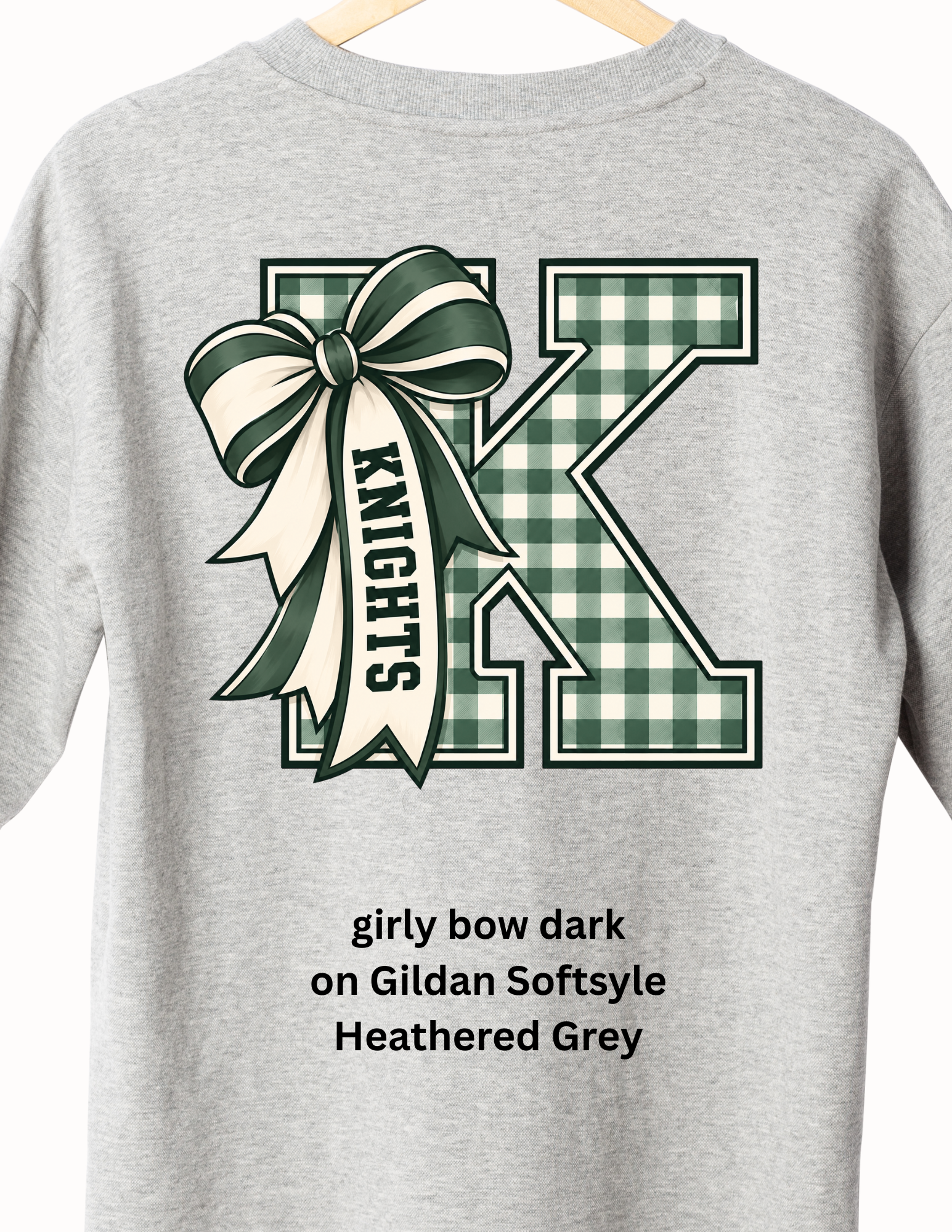 KOR Gingham Bow Spirit Shirt