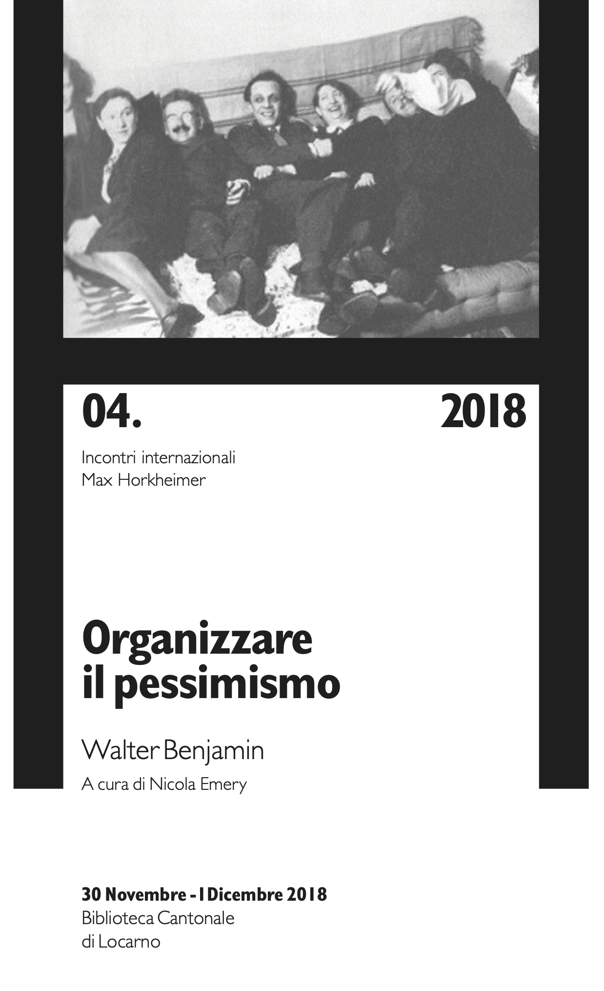 Organizzare il pessimismo