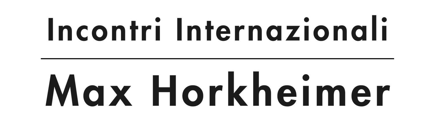 Incontri internazionali Max Horkheimer