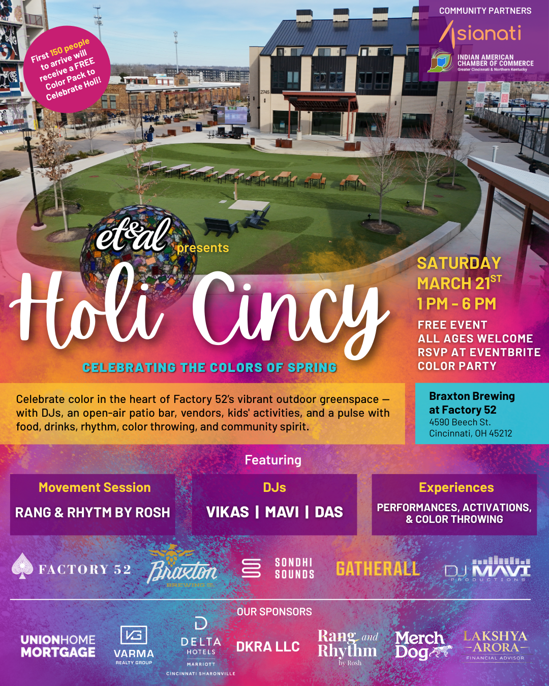 Holi Cincy: Celebrating the Colors of Spring