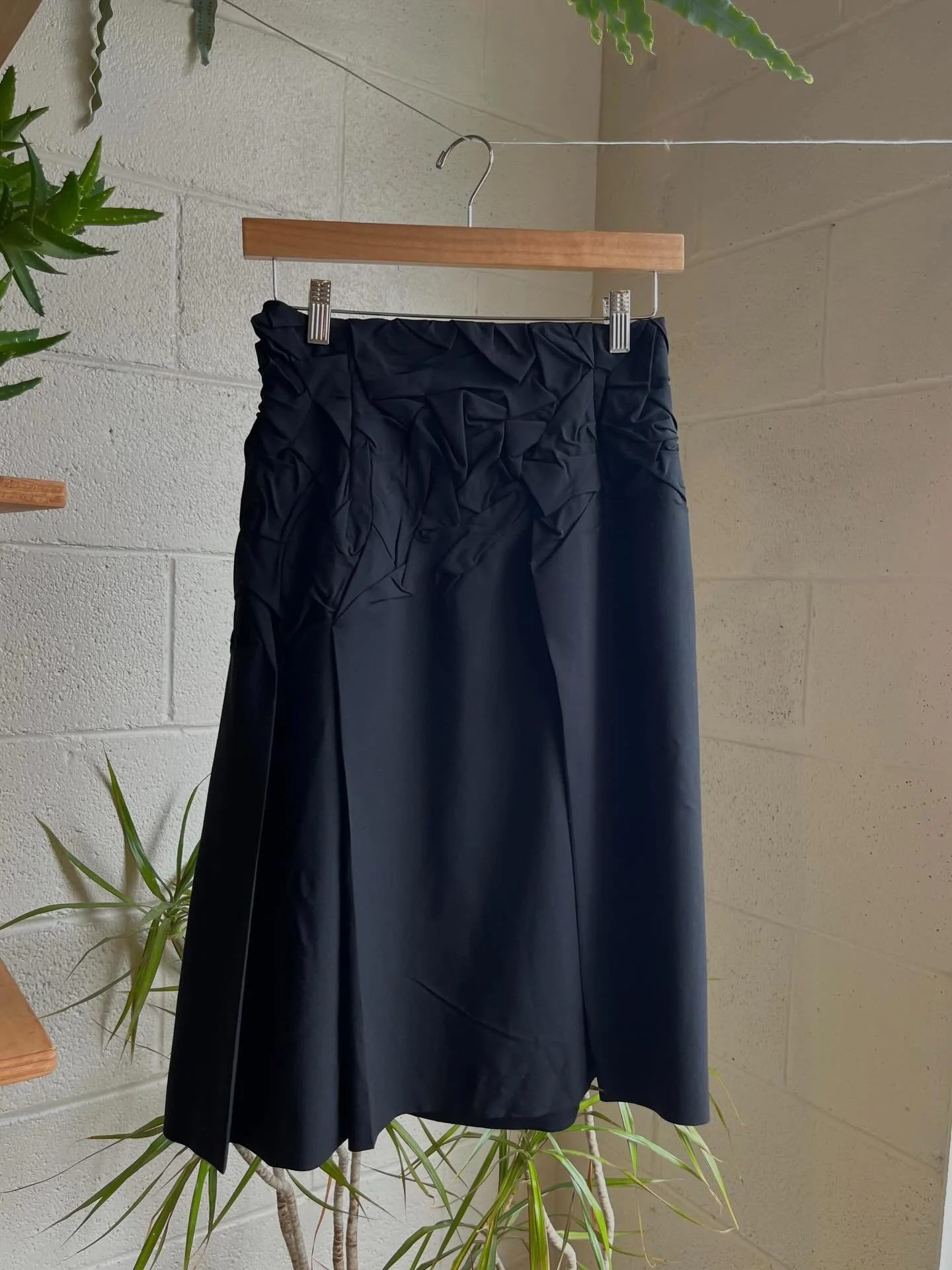 Select skirts, now in shop! Vintage Jil Sander sz XS, vintage Caslon sz 4 and Akris sz 6. DM for more info!