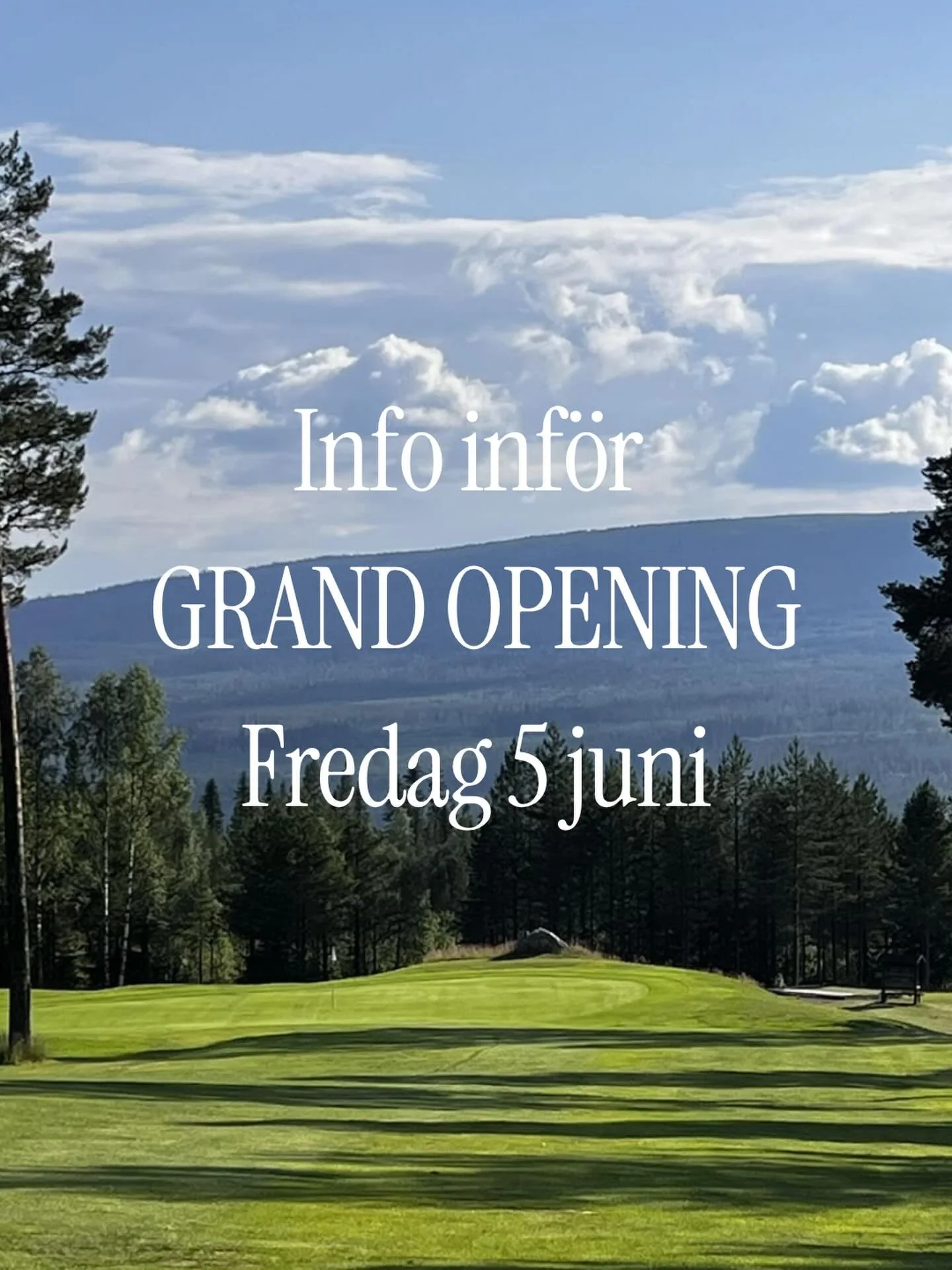 Nu &auml;r det &auml;ntligen dags! Den 5 juni &ouml;ppnar vi banan f&ouml;r s&auml;songen och den 6 juni spelar vi Premi&auml;rslaget 2026.

Under &ouml;ppningshelgen h&auml;nder ocks&aring; en hel del annat:

&bull; Grand Opening i nya shoppen freda