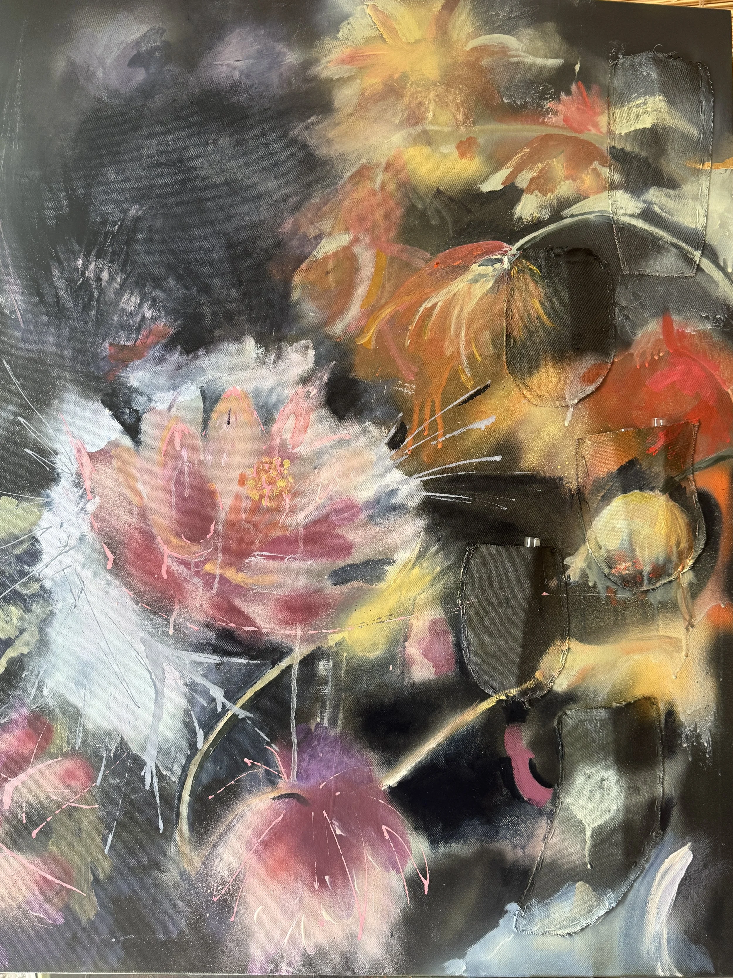 La Tulipiere. Acrylic on Canvas. 75x100cm. £780. Currently on show at the Regency Town House Brighton.