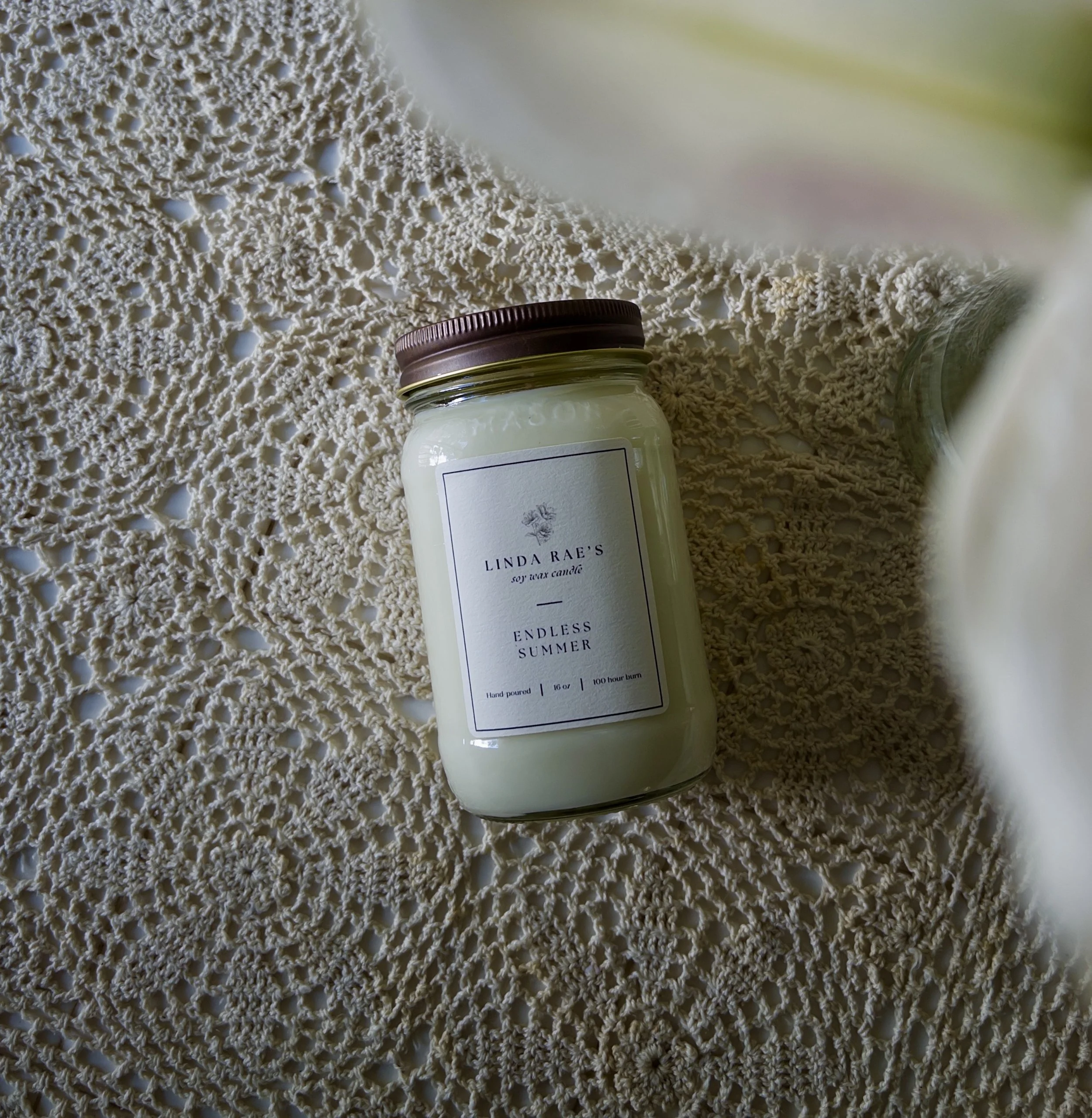 Mason Jar Candle 16oz