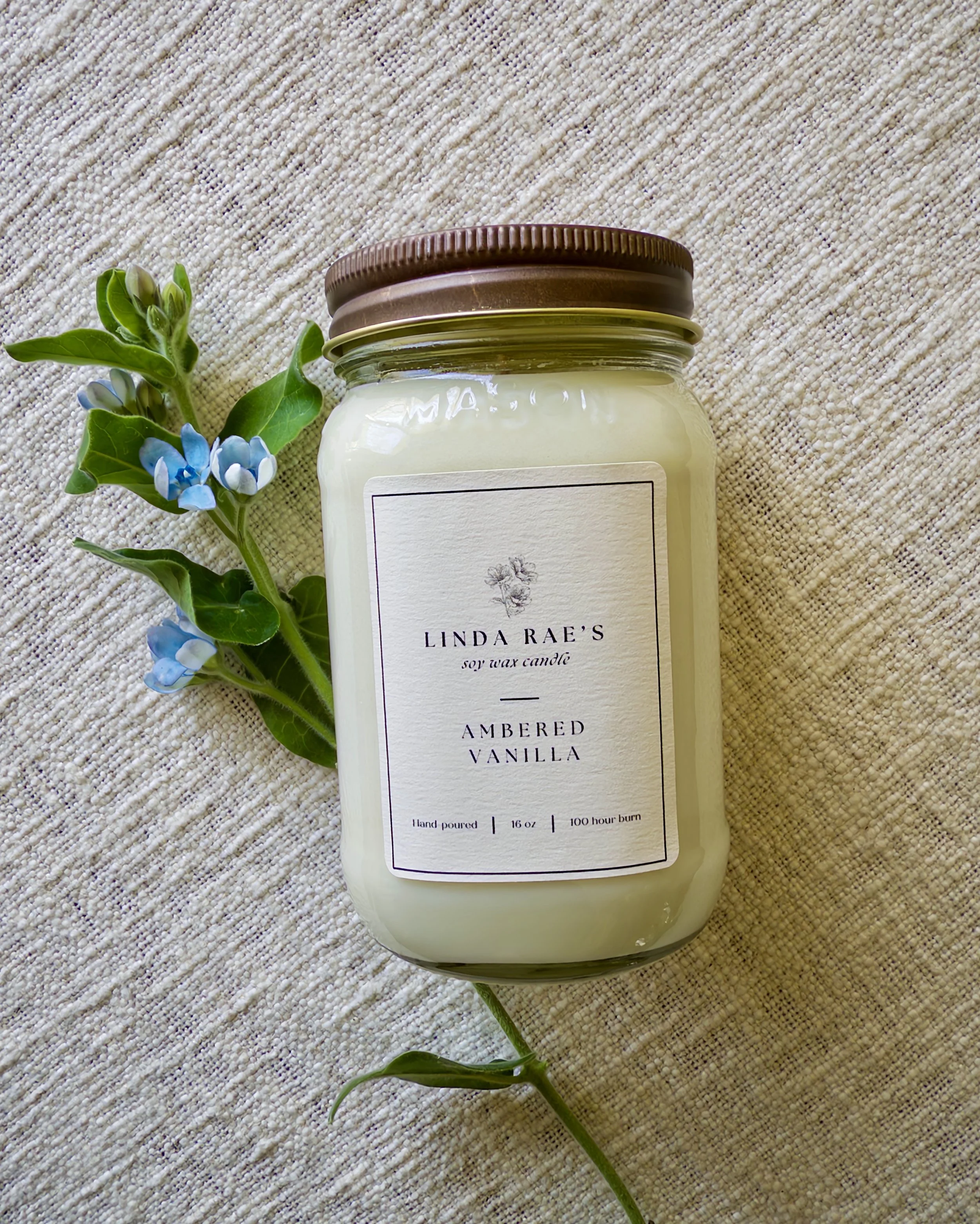 Mason Jar Candle 16oz