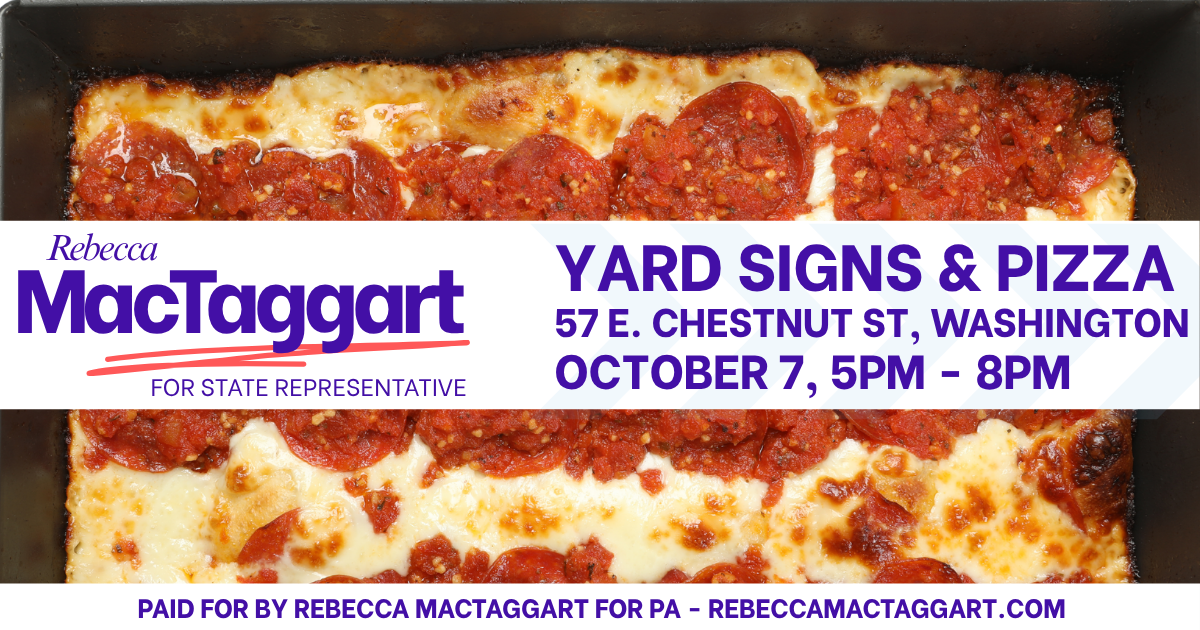 Yard Signs & Pizza