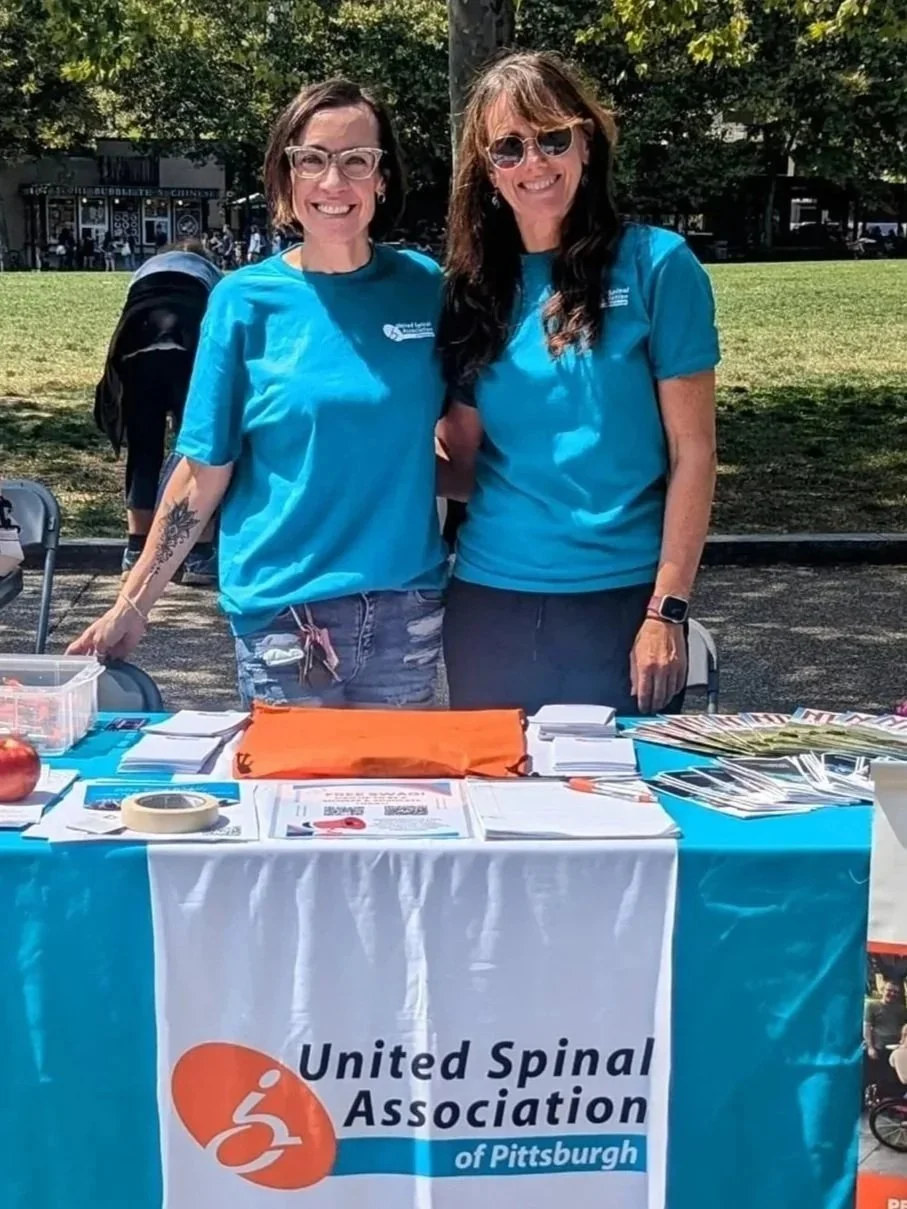 Rebecca and her friends at United Spinal Association of Pittsburgh provide information and help to wheelchair users across southwestern Pennsylvania.