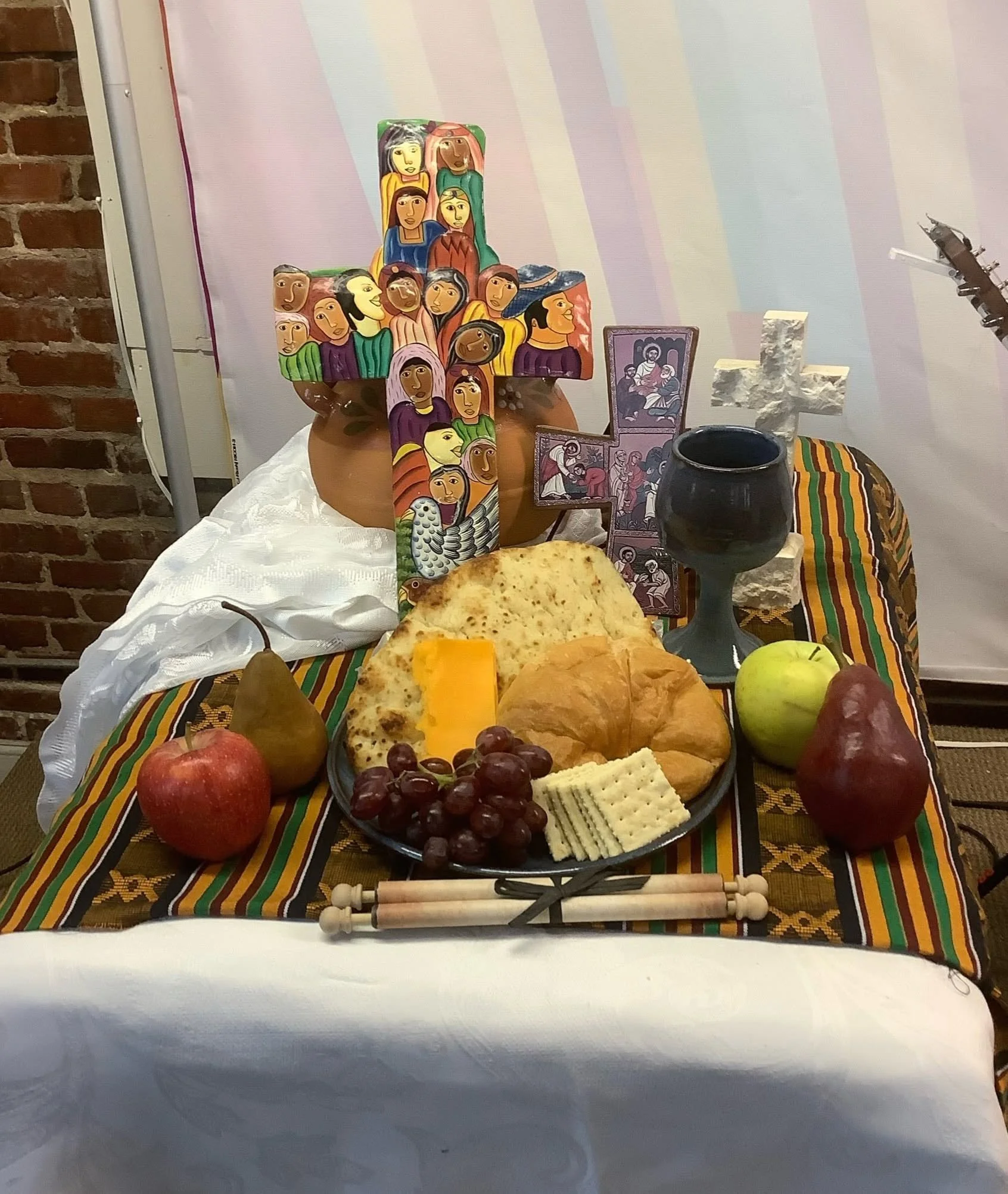 food on a table