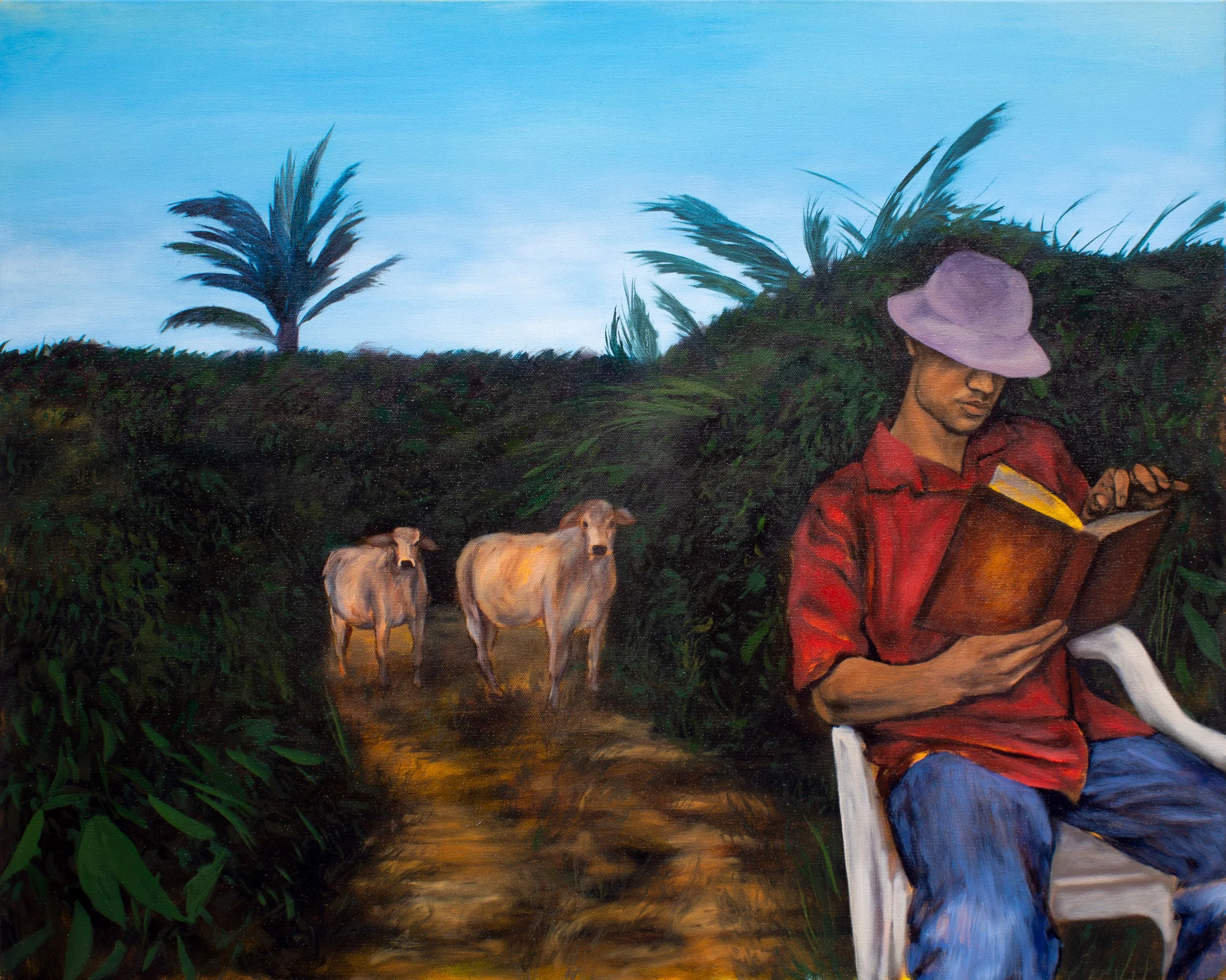 Borinquen,
24 x 30 in,
Oil and acrylic on canvas,
2025