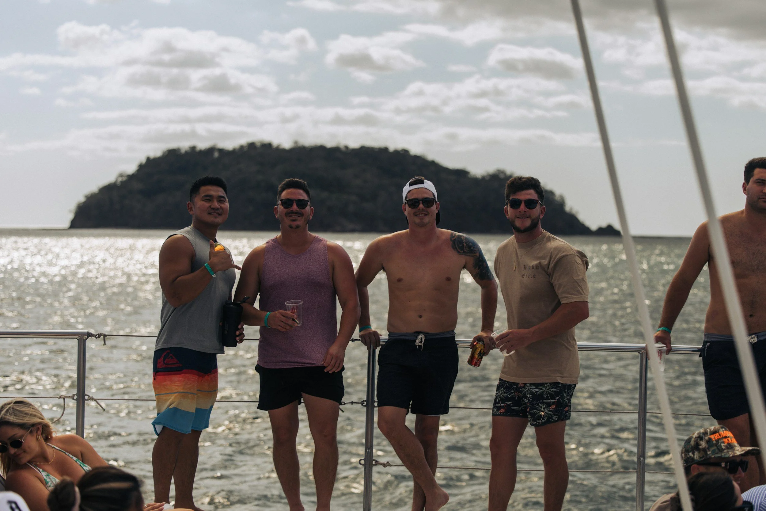 Private yacht charter and luxury boat party for a stag do bachelor group in Mallorca.