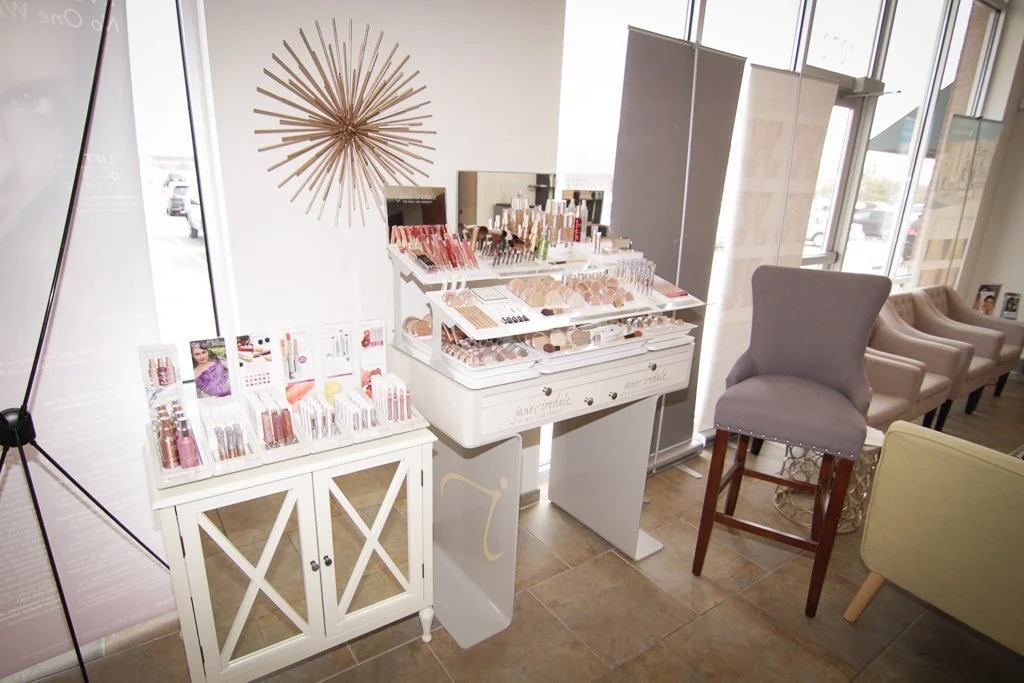 Retail displays by the windows