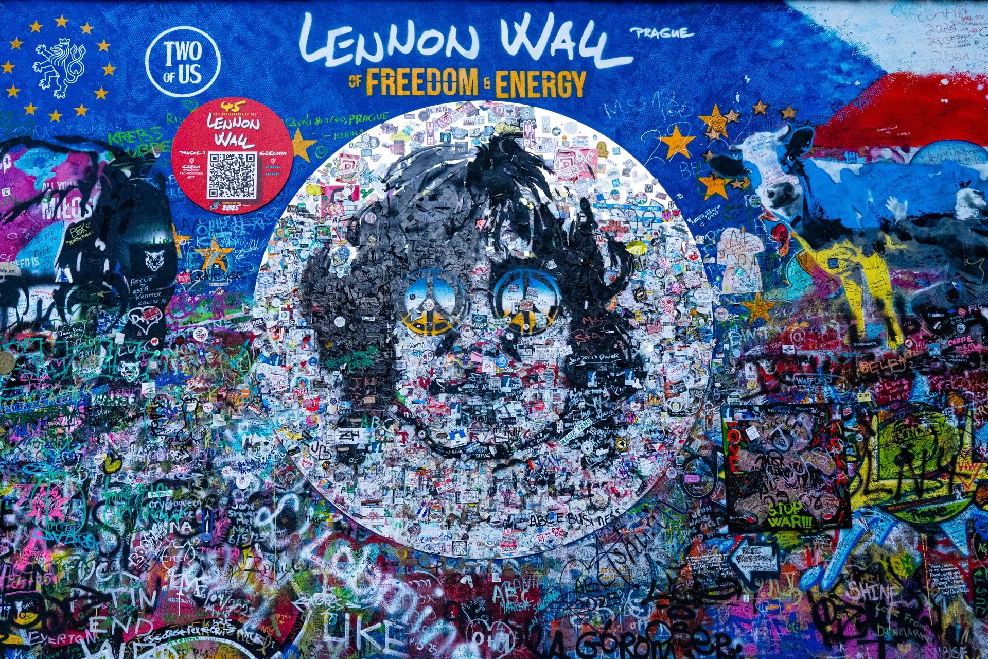 Lennon Wall, Prague - 2025