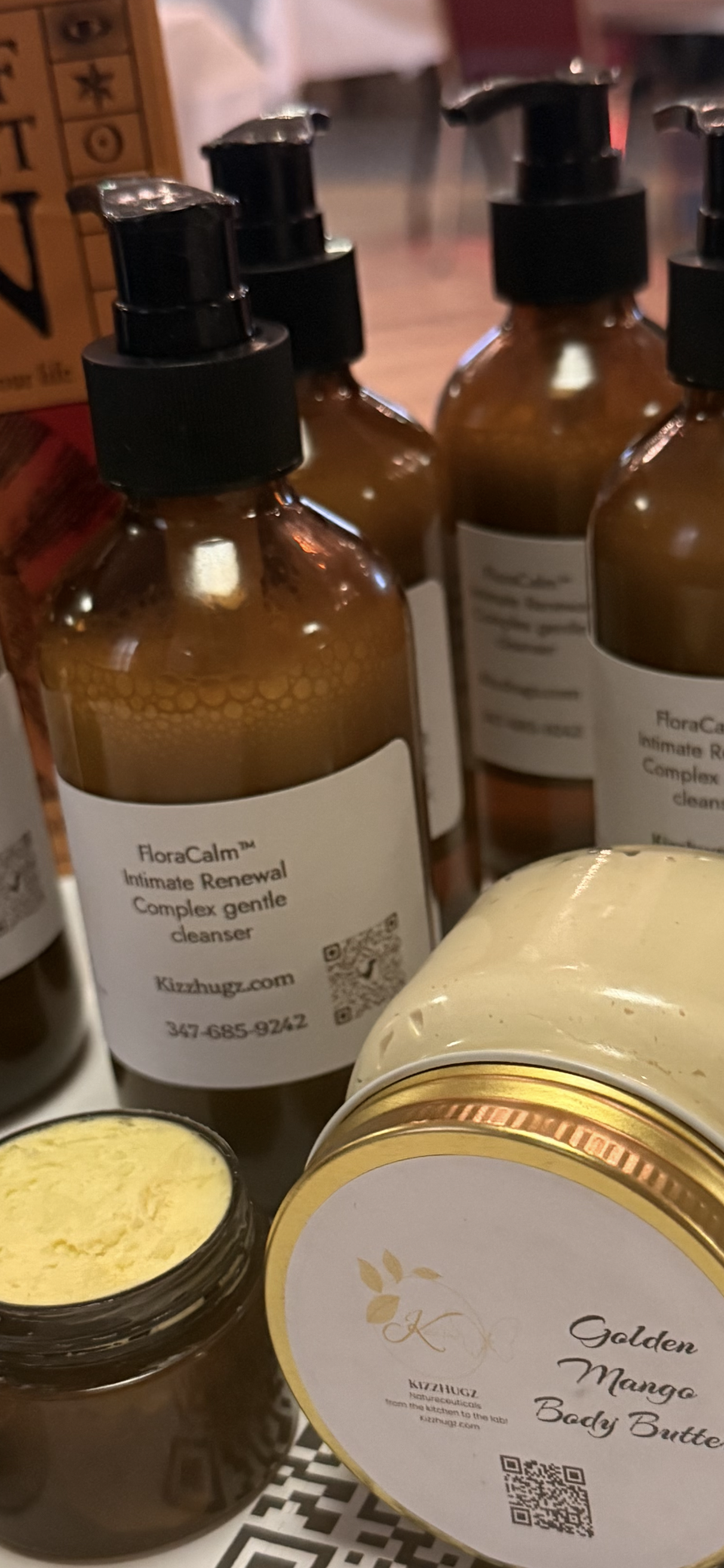 ORDER By calling or texting 347-685-9242.                  FloraCalm™ Intimate Renewal Complex gentle cleanser