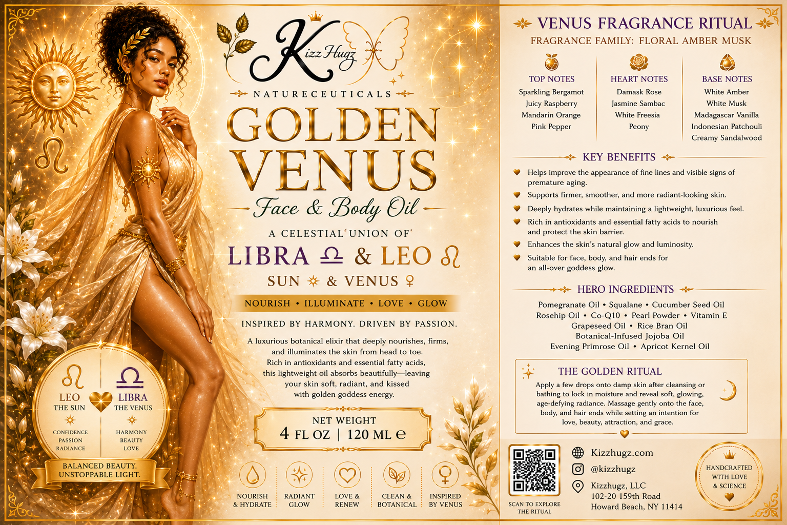 13 in 1 Golden Venus™ Face and Body Oil