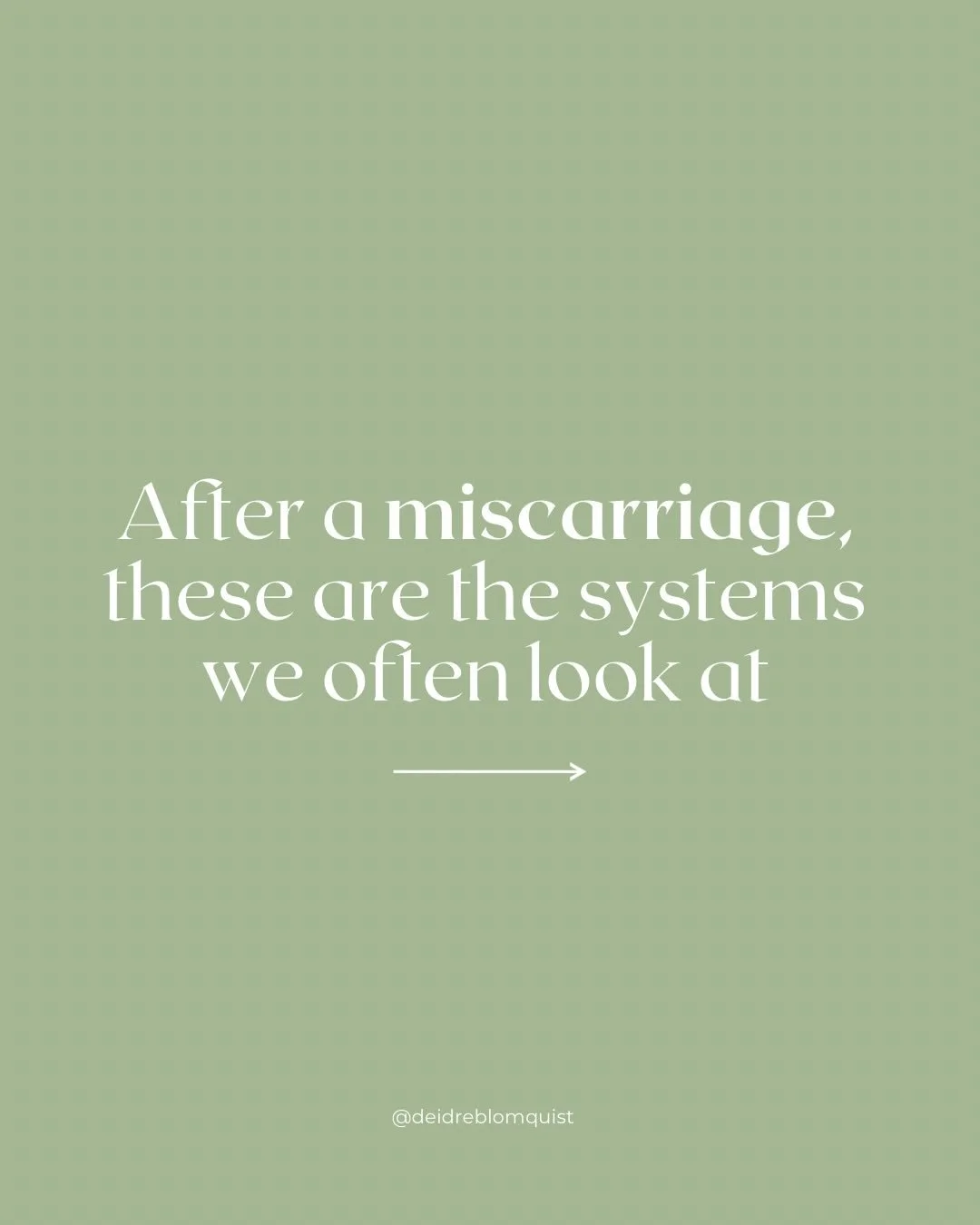 Most women are sent home after a miscarriage with one sentence&hellip; &ldquo;Sometimes it just happens, it&rsquo;s bad luck&rdquo;

It&rsquo;s also one of the most dismissive things you can say to someone who just lost a baby 😭

Because miscarriage