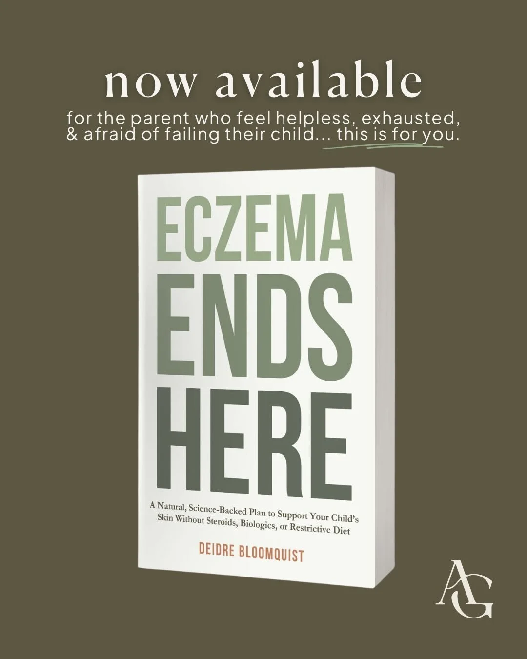 I was once sitting in your shoes&hellip; holding my baby covered in eczema searching for answers and being told I only had ONE option.

I&rsquo;ll never forget the day I sat across from our pediatrician and she told me there was nothing else she coul