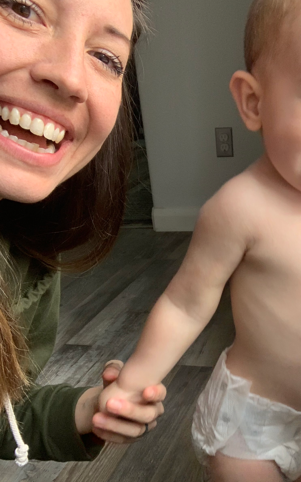 close up of deidre and her son now eczema free