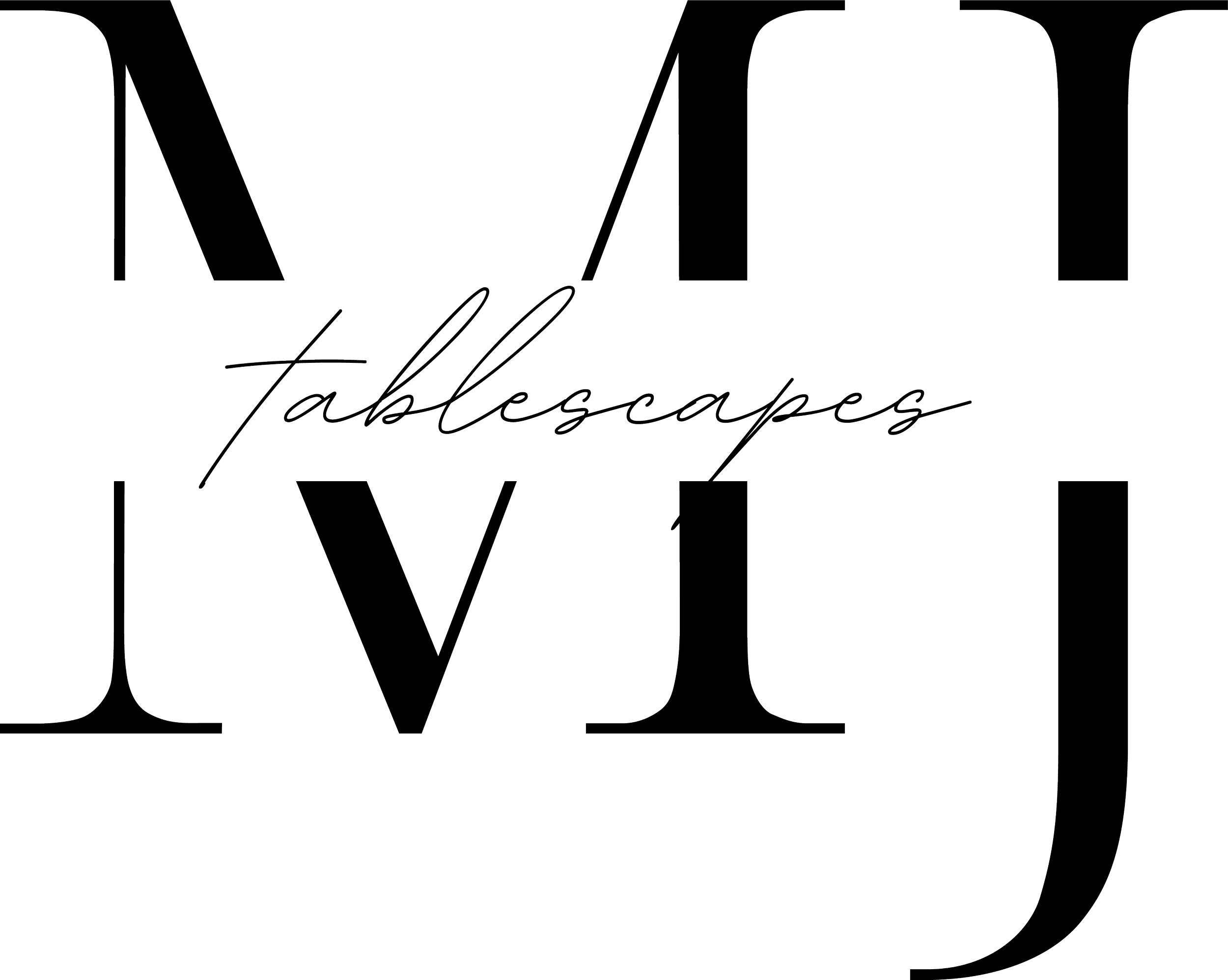 Stylized text reading 'NVM' with the word 'tablecaps' written in cursive overlaying the center of the image.