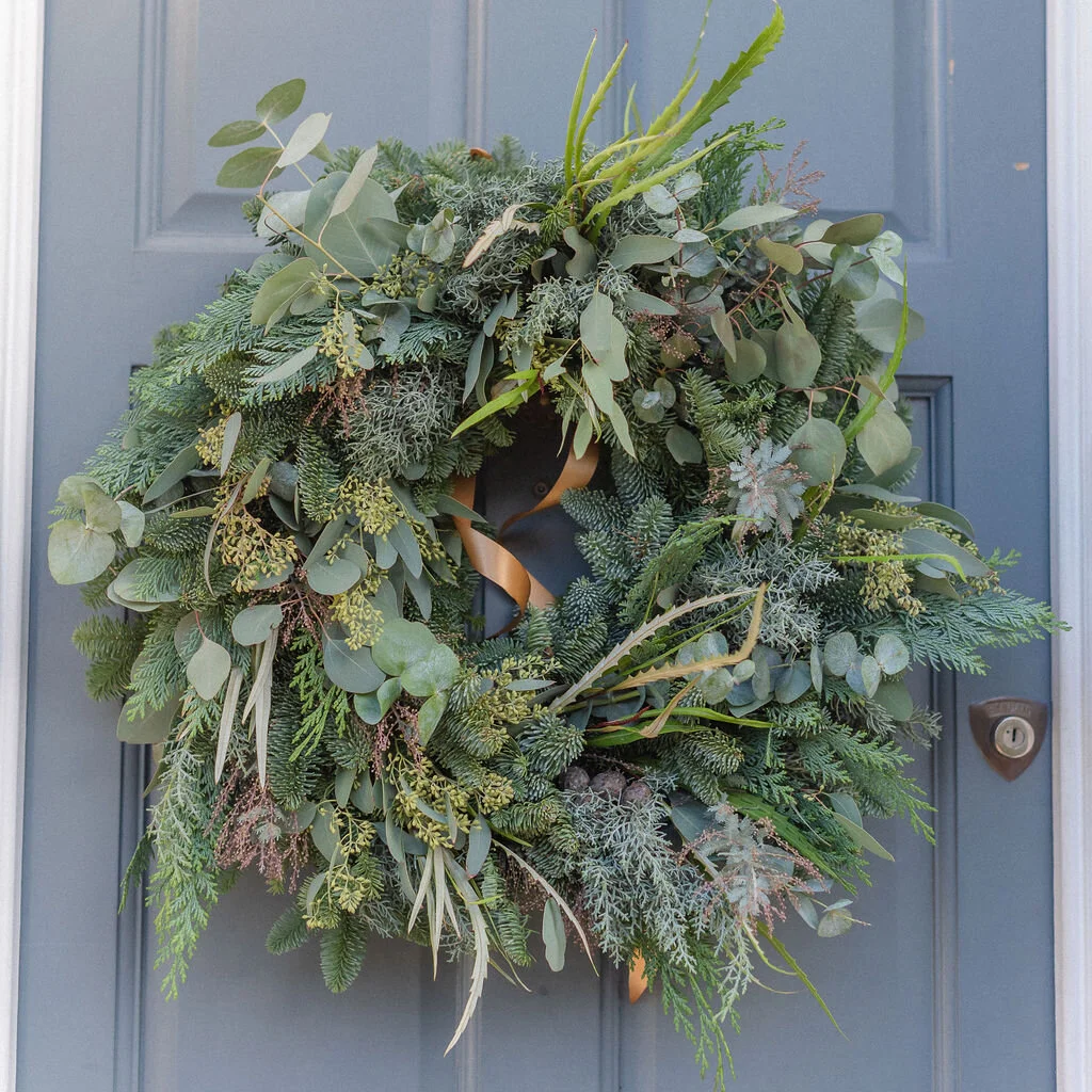 Mixed Foliage Christmas Wreath