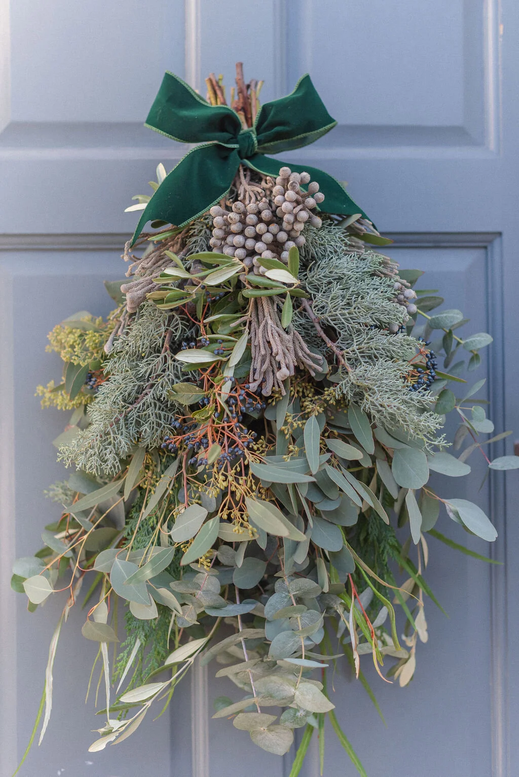 Tear Drop Christmas Wreath