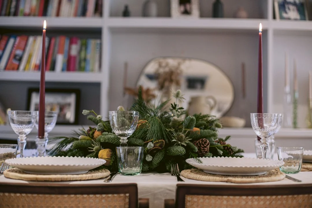Festive Foliage Christmas Table Centre