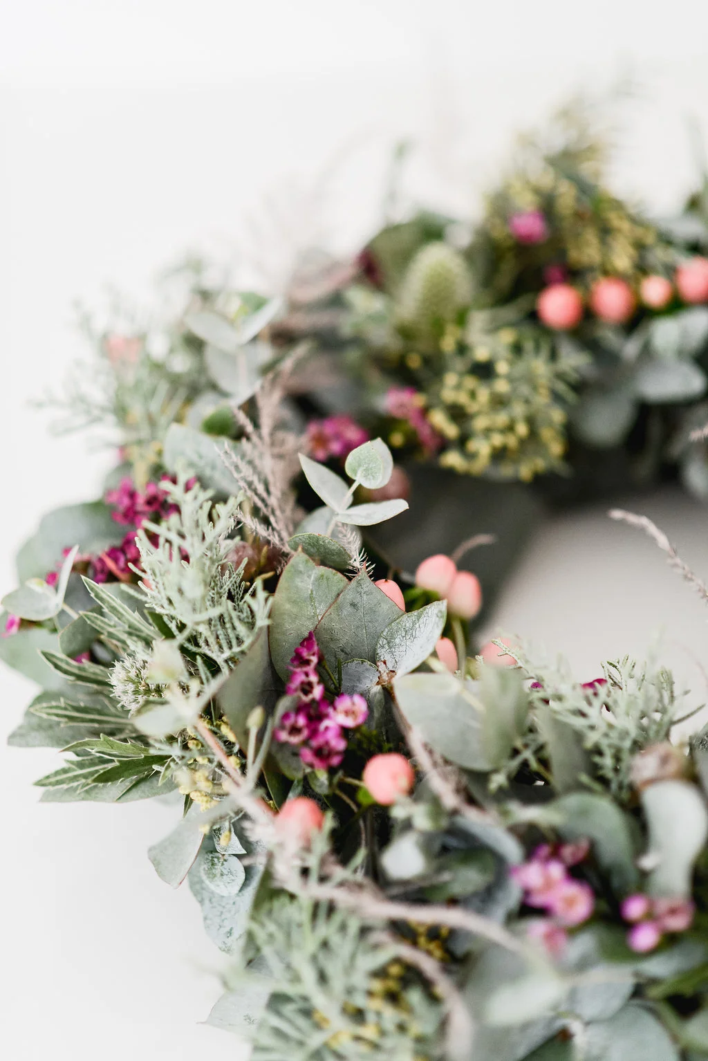 Festive Floral Wreath