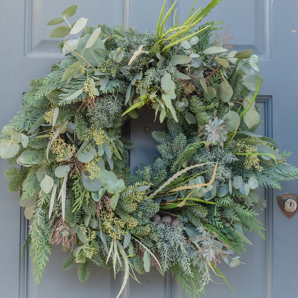 Mixed Foliage Christmas Wreath