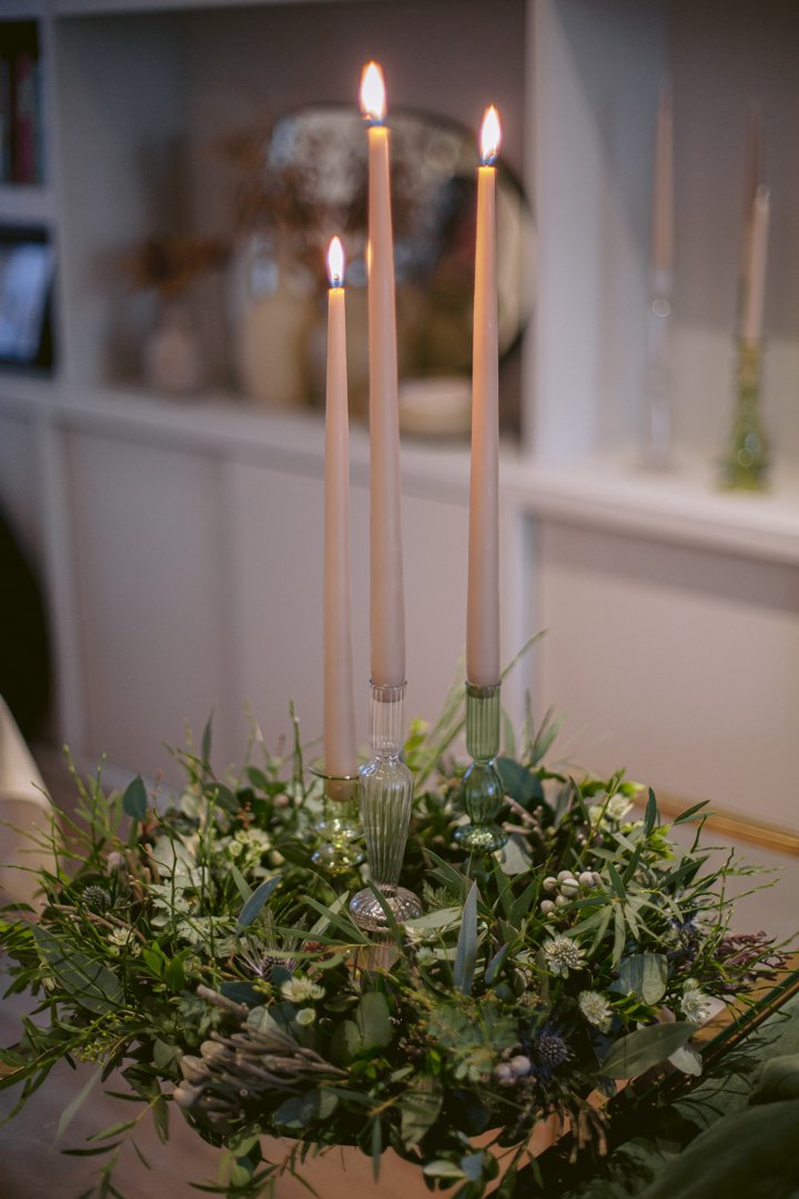Christmas Wreath Table Centre