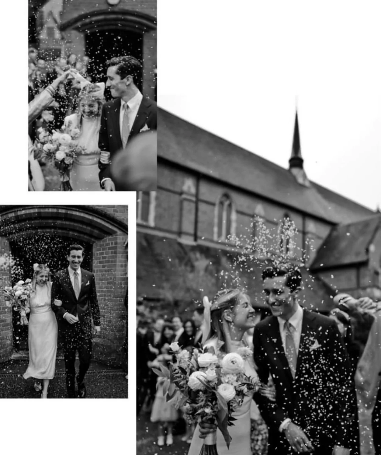 Small wedding floral package for a civil ceremony in London and Sussex, including a bespoke bridal bouquet and understated wedding flowers designed for intimate, modern weddings.