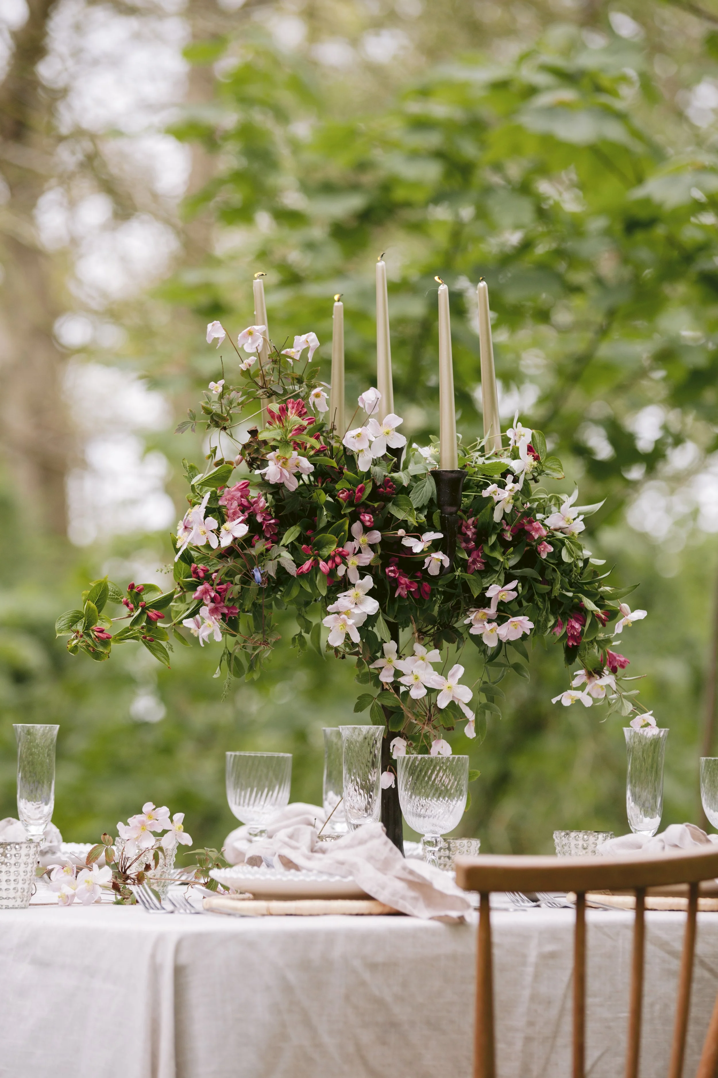 Bridal bouquet created by a wedding florist in London and West Sussex, using seasonal flowers and a soft, natural colour palette.