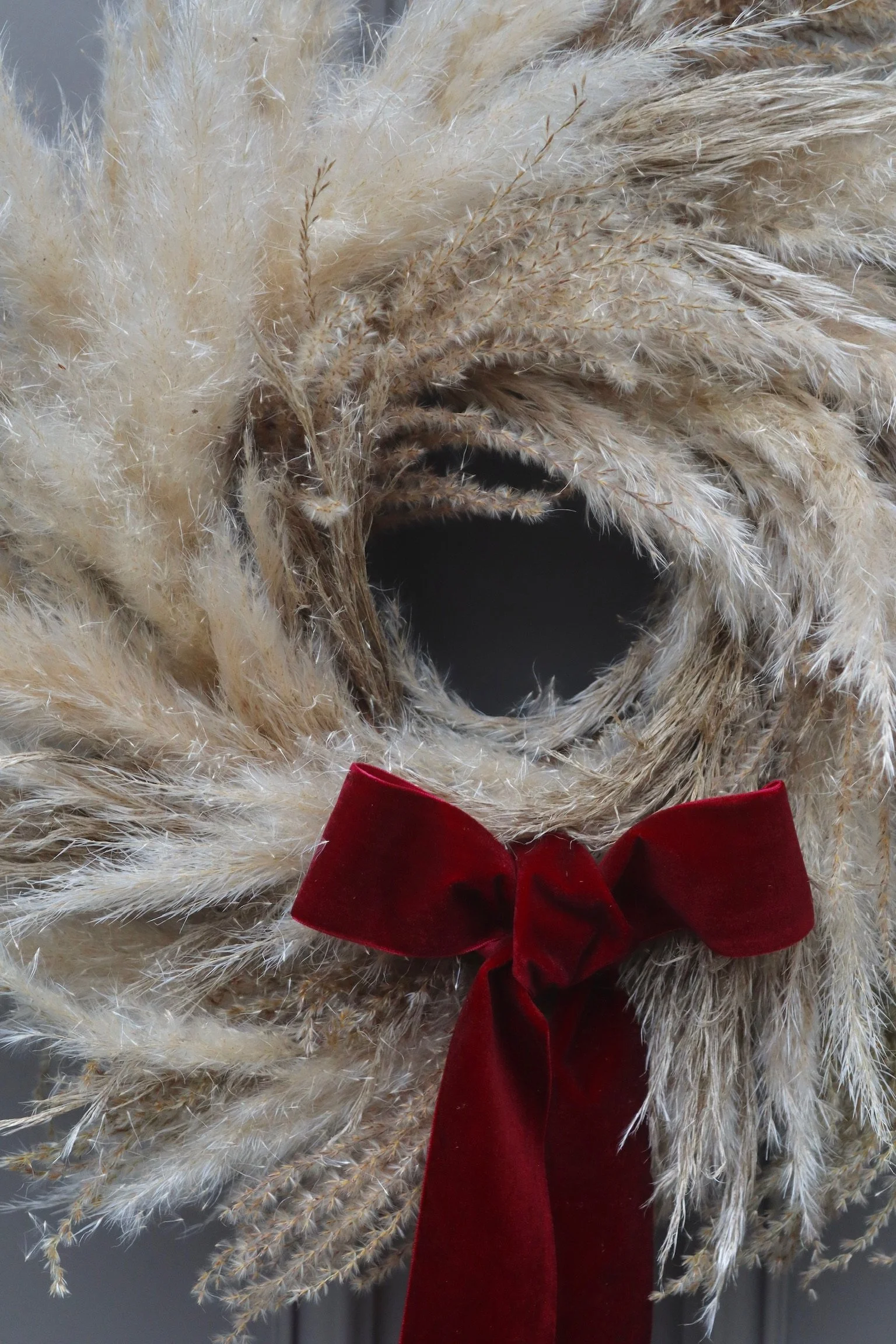 Pampas Christmas Wreath