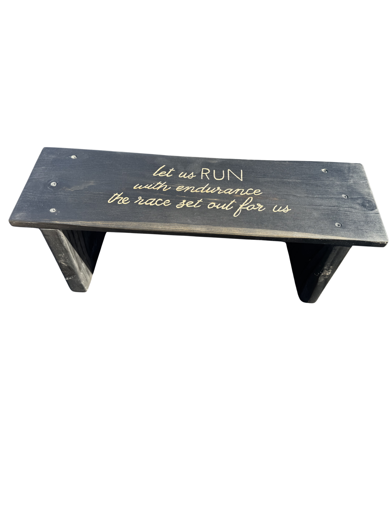 Handcrafted wooden prayer bench, Wedding gift, baptism gift