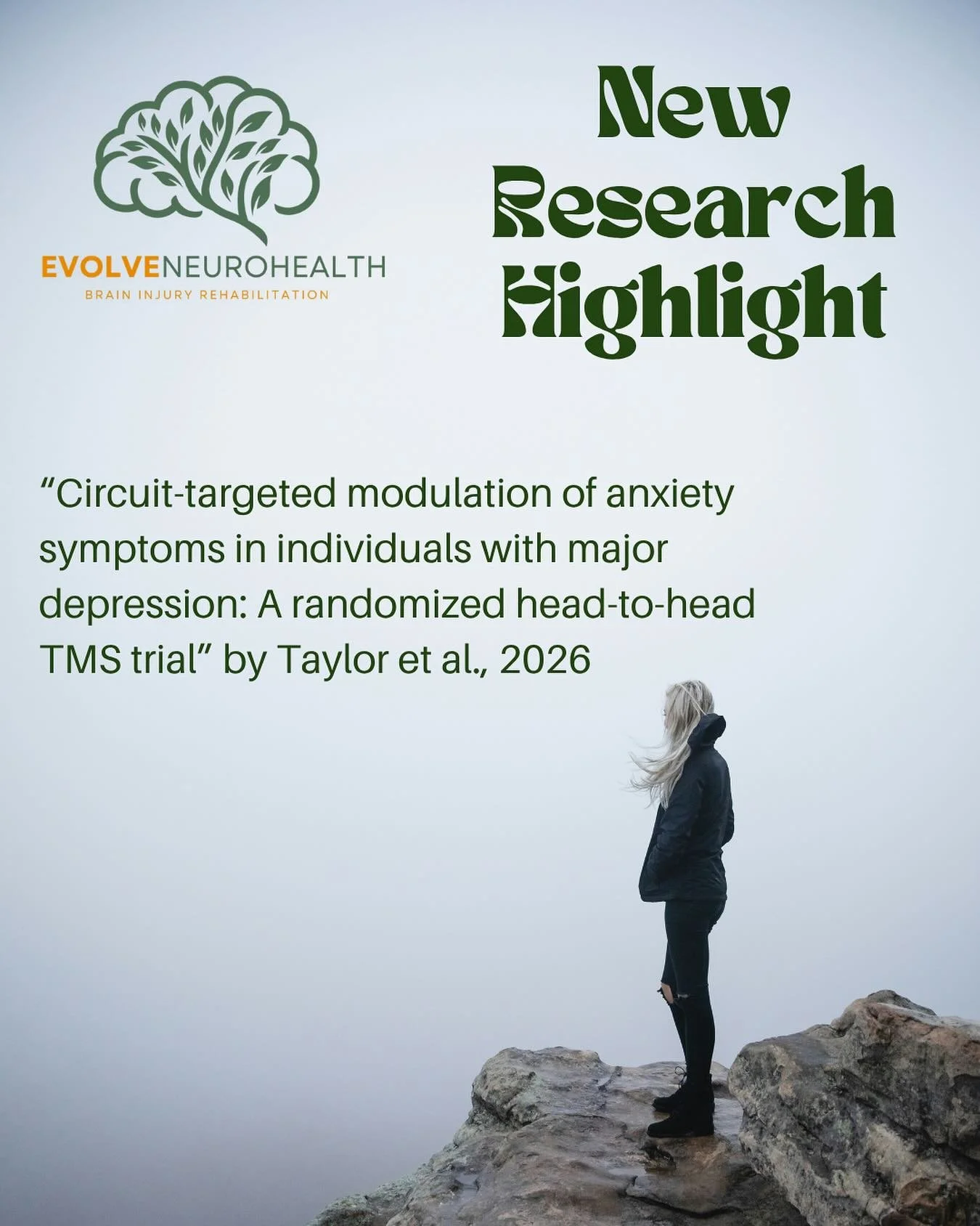 The recent paper, &ldquo;Circuit-targeted modulation of anxiety symptoms in individuals with major depression: A randomized head-to-head TMS trial&rdquo; by Taylor et al. studied the differences in TMS targeting for major depressive disorder vs. anxi