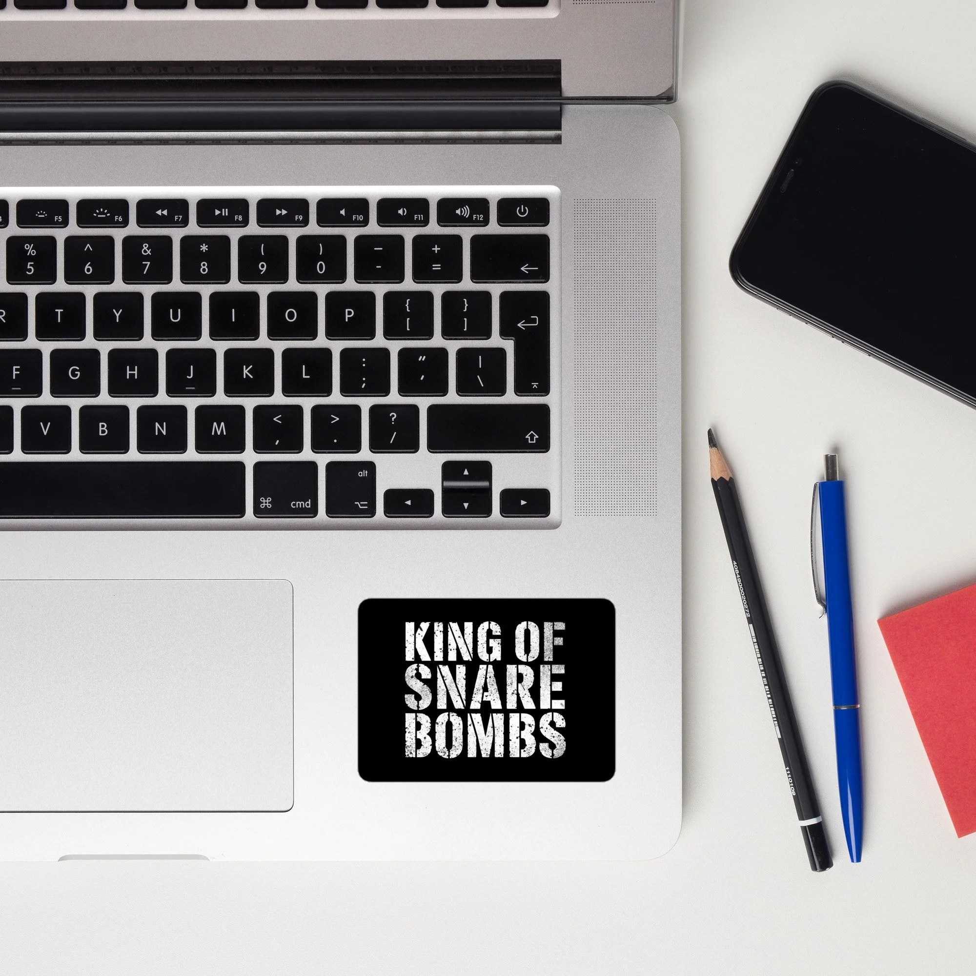 King of Snare Bombs Sticker