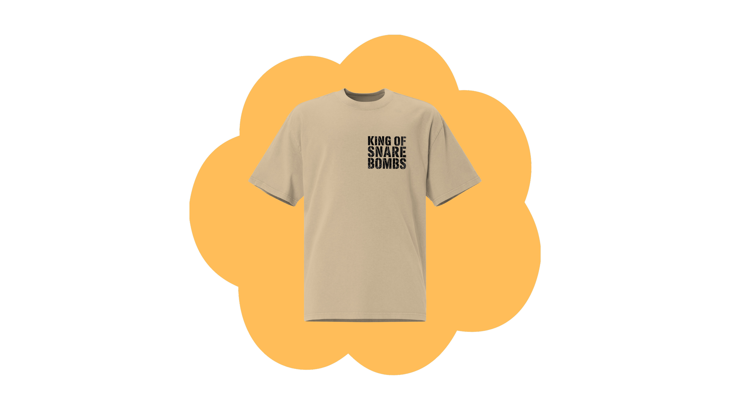 King of Snare Bombs Pocket Print Tee