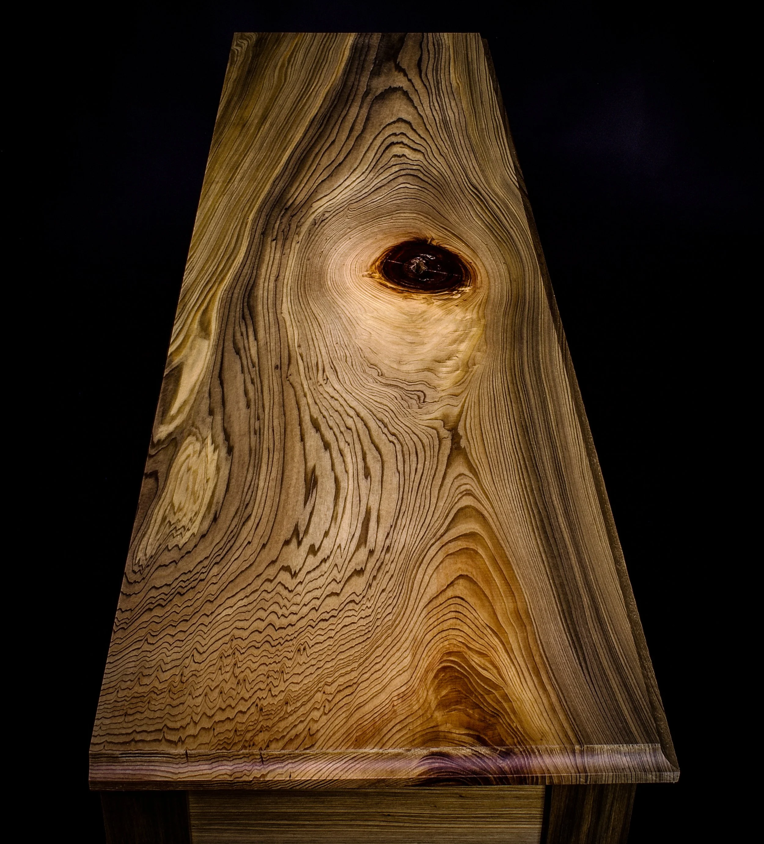 beautiful grain wood entry sofa end table