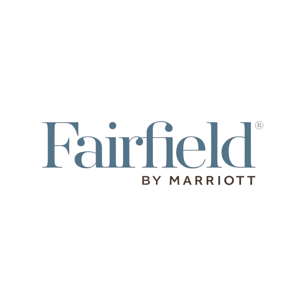 Fairfield by Marriott logo with stylized text and a star graphic.