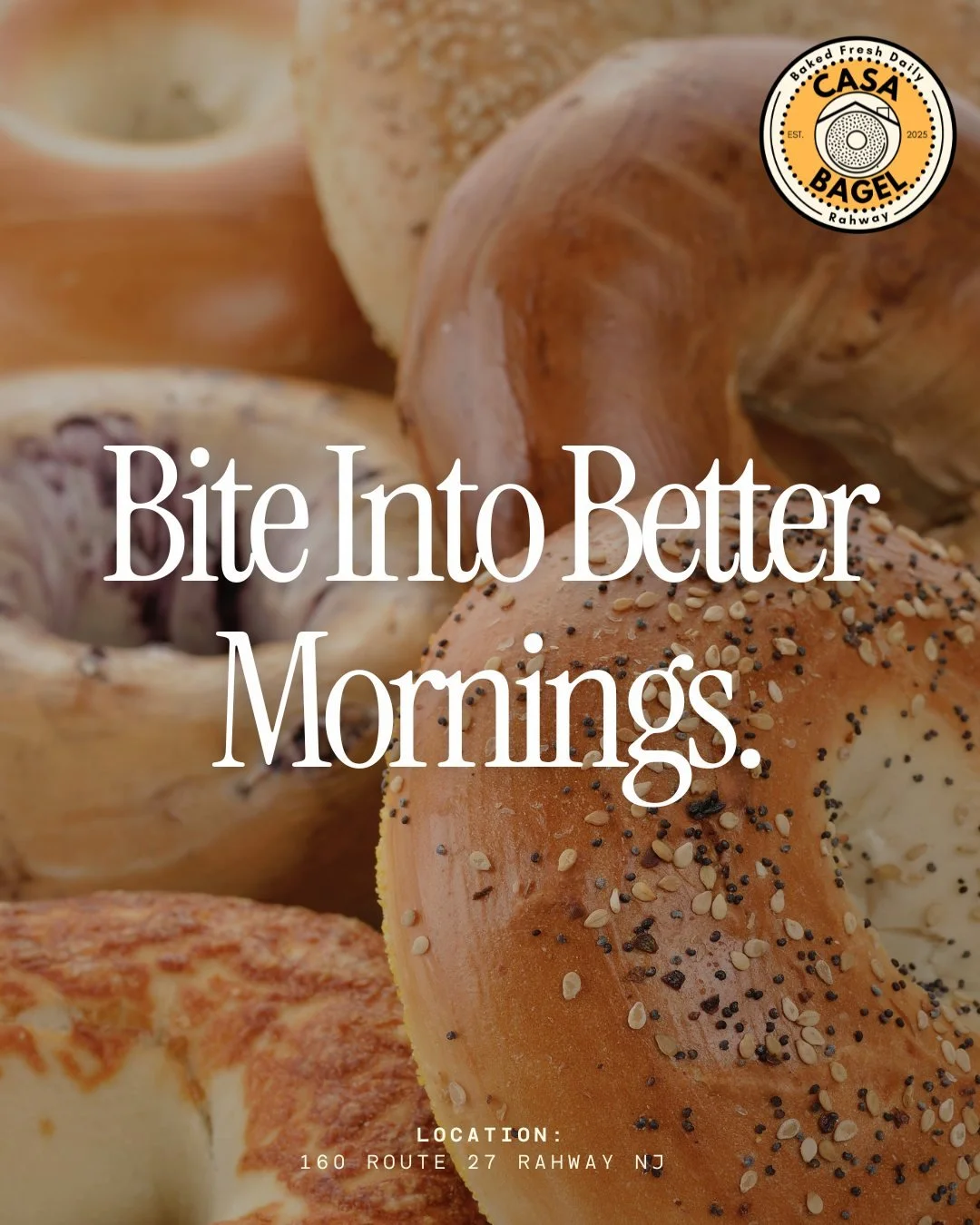 Every morning deserves something fresh.
From classic bagels to your favorite breakfast sandwiches, we're baking daily to help you start the day right. 🥯☀️
📍160 Route 27, Rahway, NJ
#CasaBagel #bagelsofrahway #FreshBagels #RahwayNJ #BreakfastDoneRig