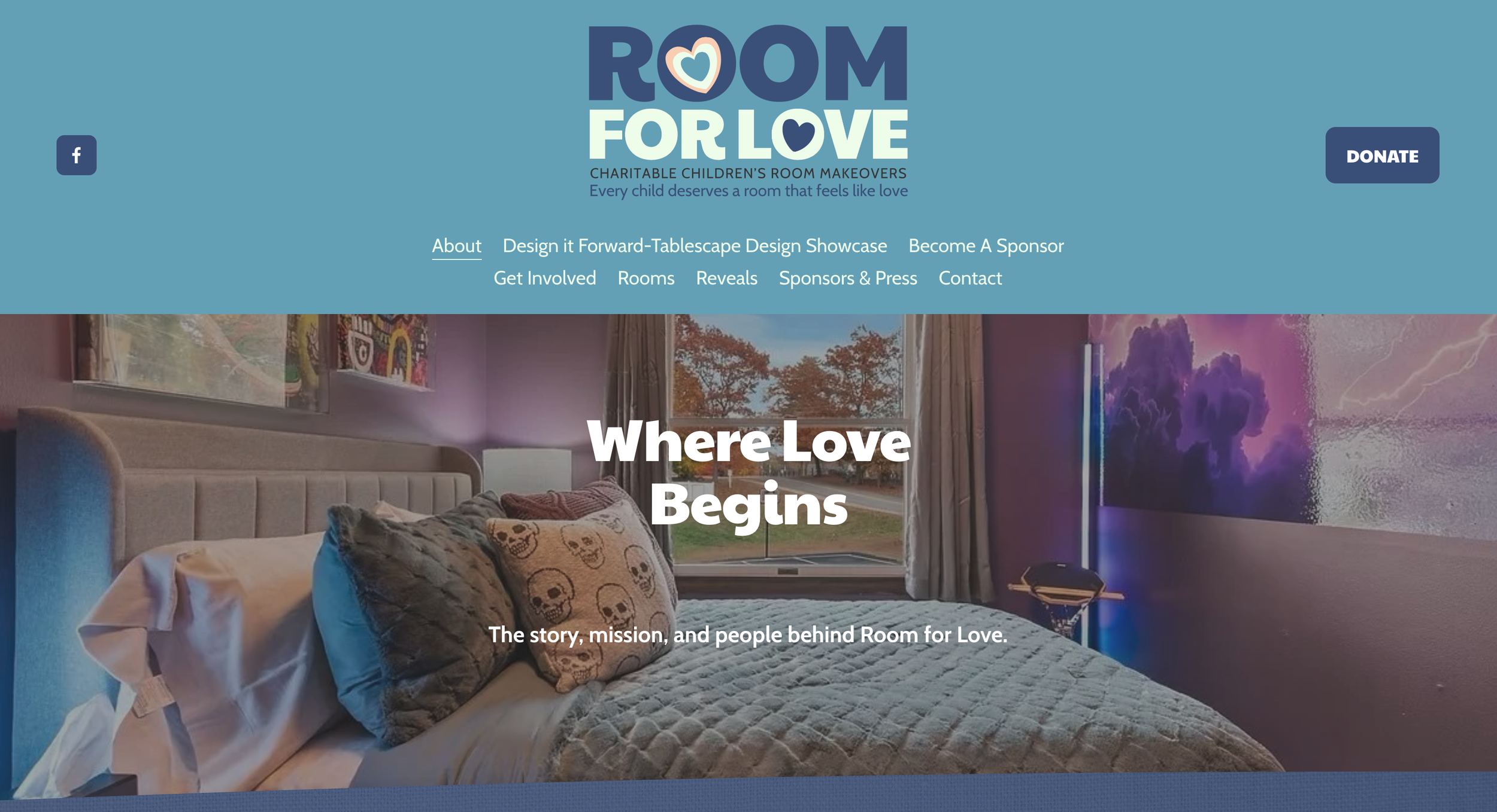 Room for Love: A New Website for a Mission That Makes a Difference