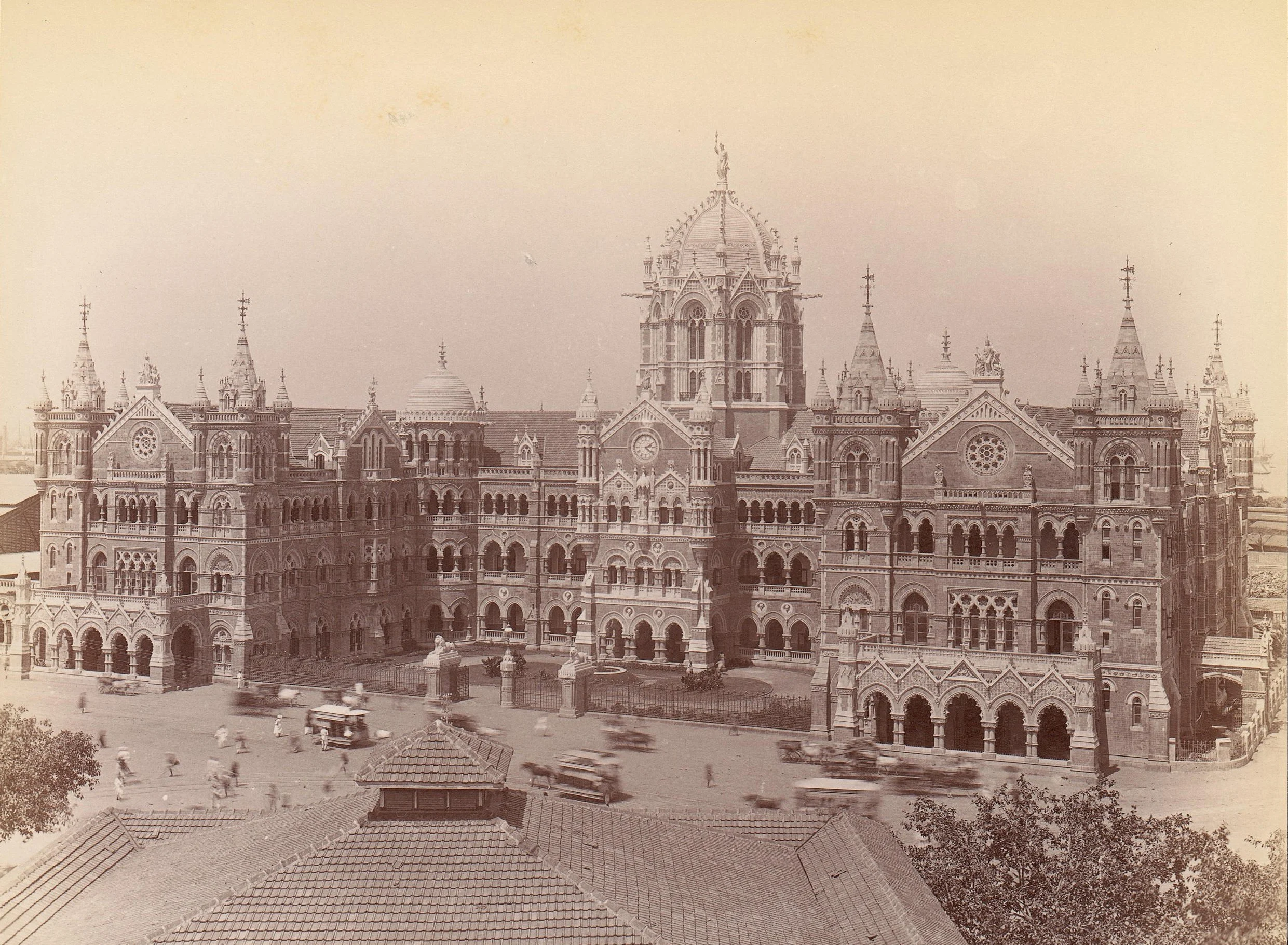 Victoria Terminus (1878–88), Bombay (Mumbai), India, by F. W. Stevens.