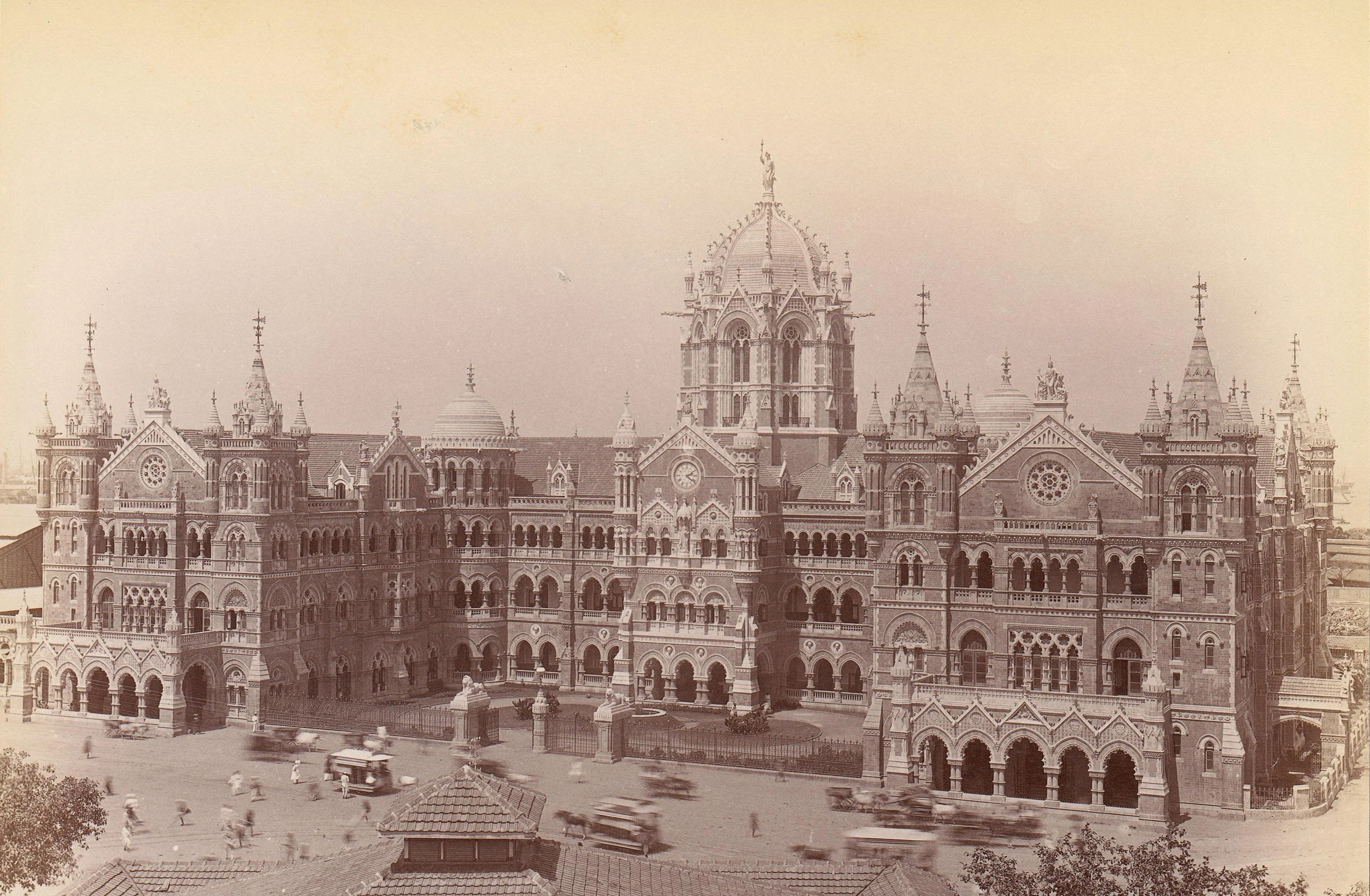 Victoria Terminus (1878–88), Bombay (Mumbai), India, by F. W. Stevens