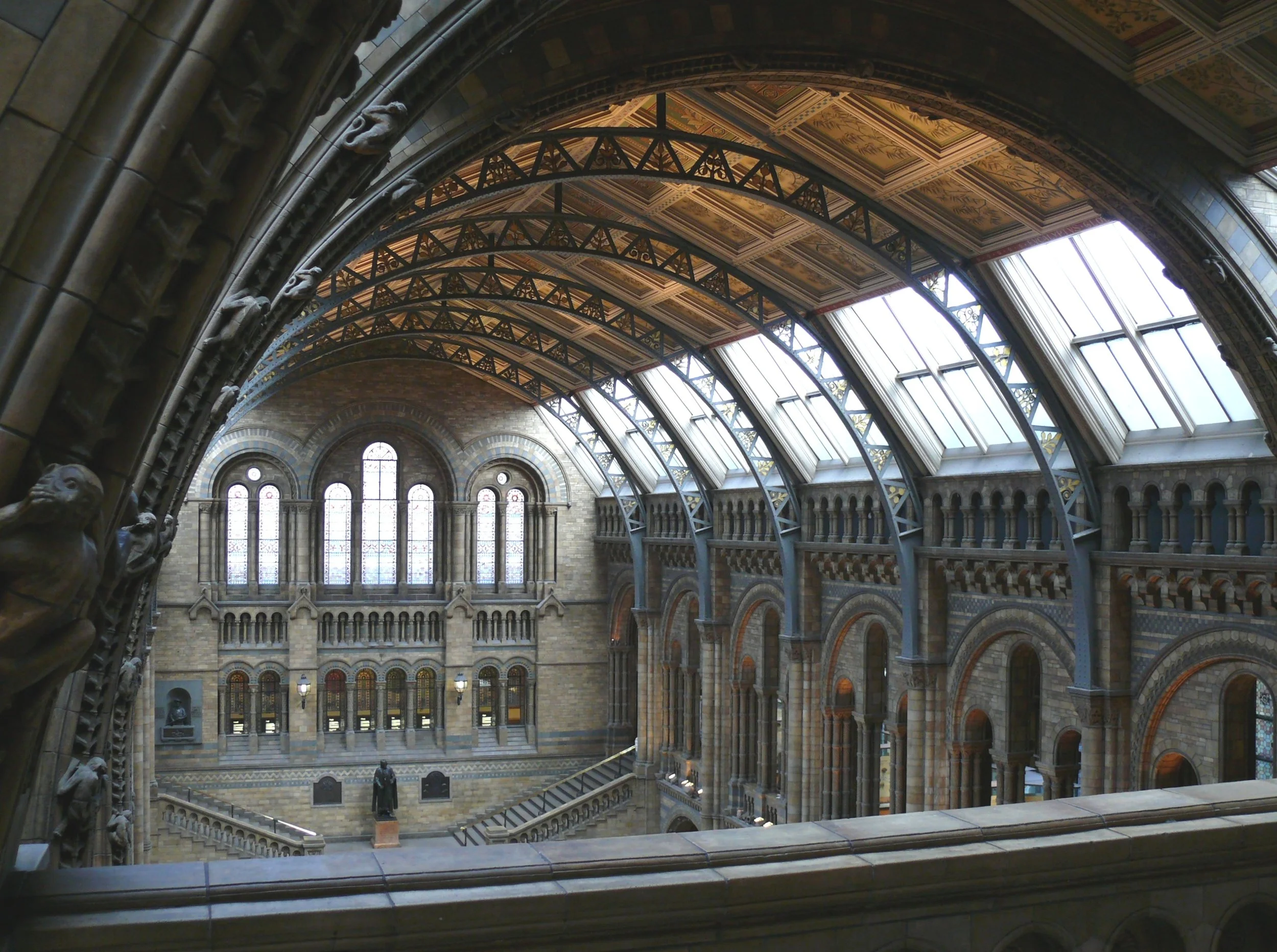 Central Hall, Natural History Museum, London (1873-81), by Alfred Waterhouse.