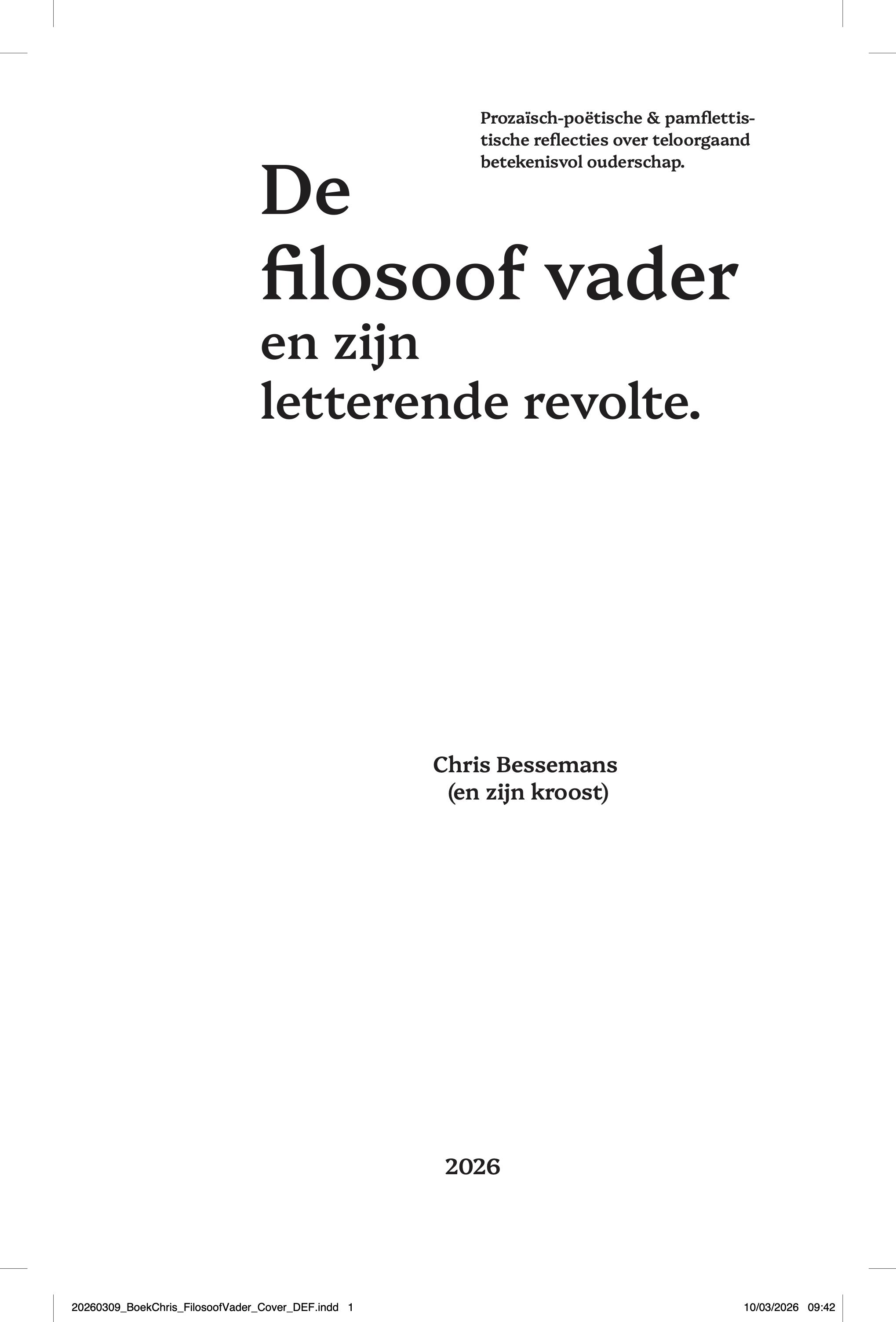 De filosoof vader [e-reader | weldra beschikbaar]