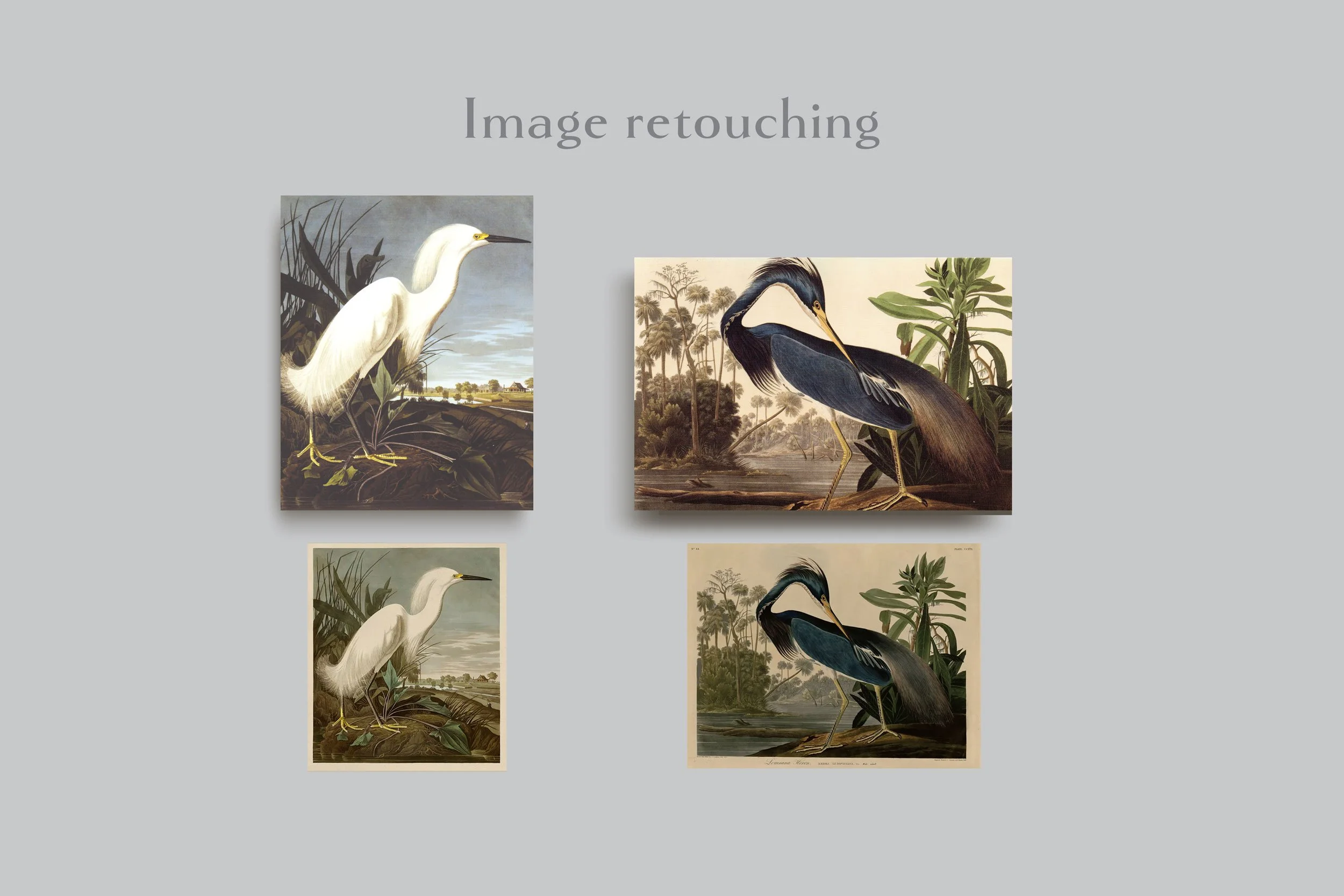 Enhanced and color corrected artwork for printed materials