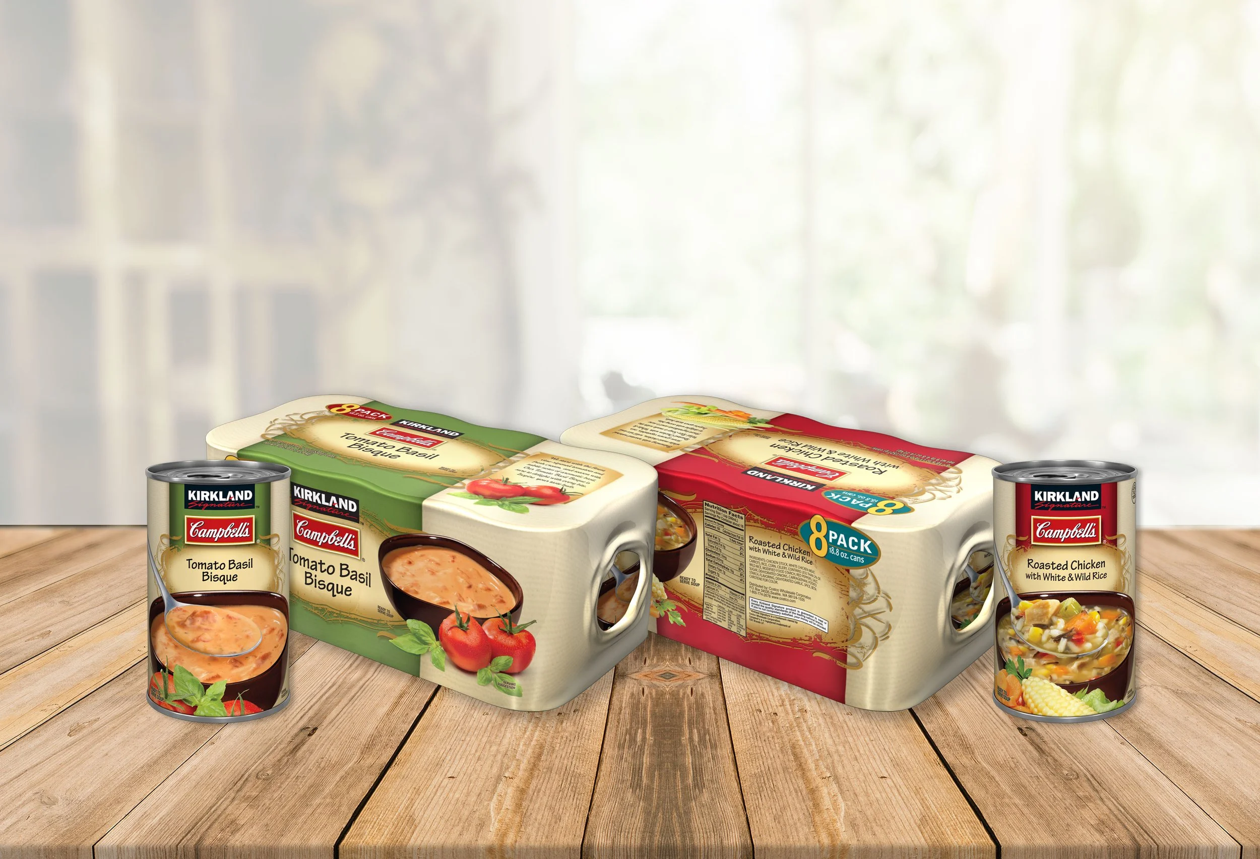 Collaborated in the design and layout of the Kirkland brand of soups