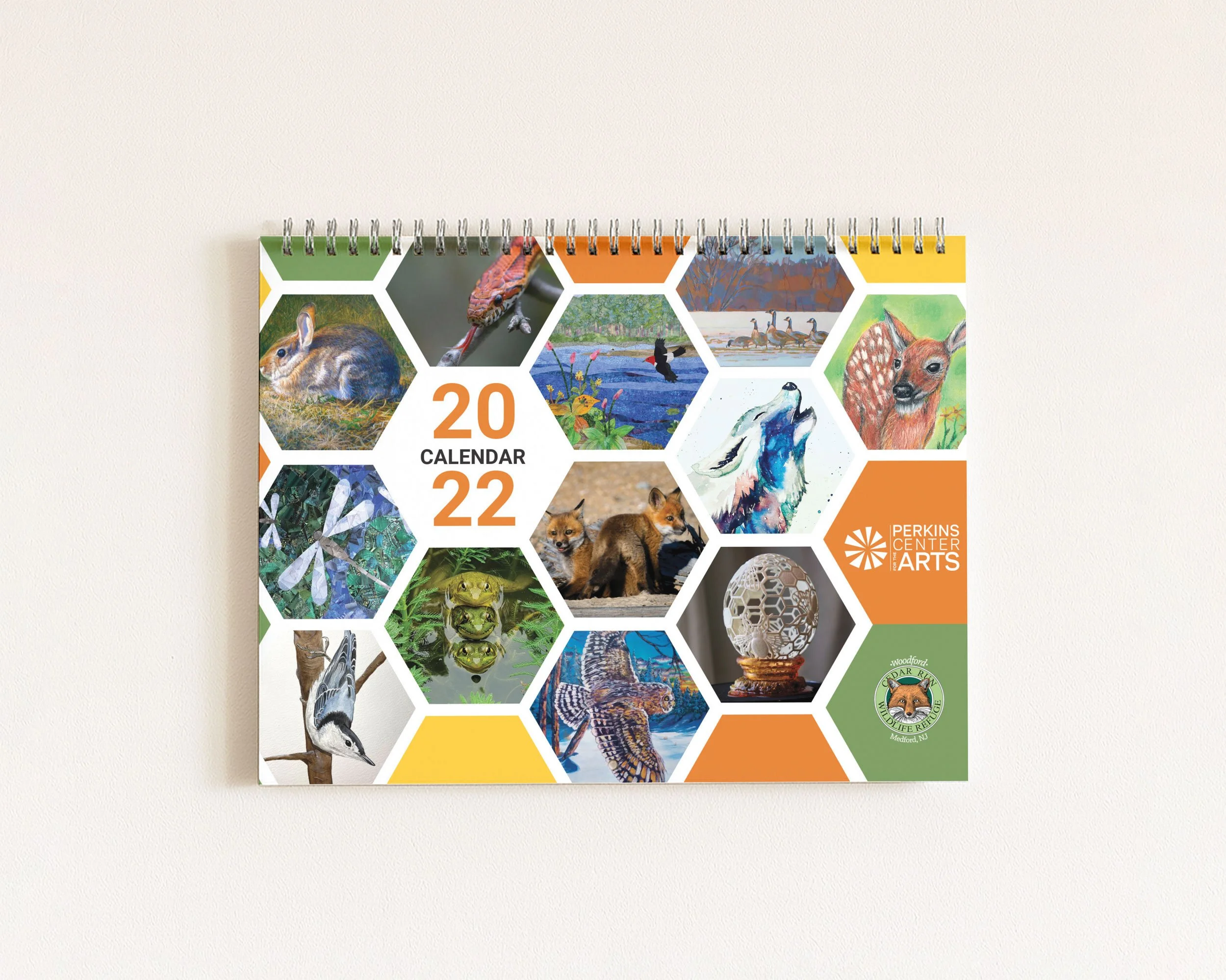 Perkins Center for the Arts - calendar featuring student/staff artwork