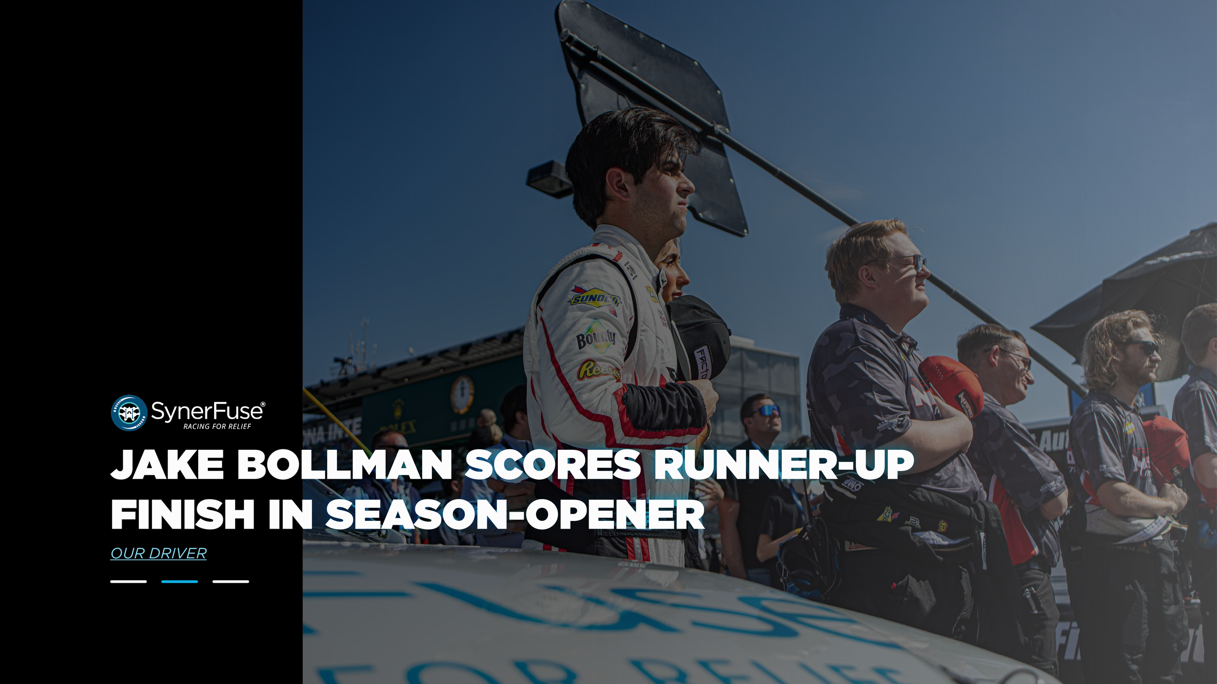 Jake Bollman scores runner-up finish in season-opener