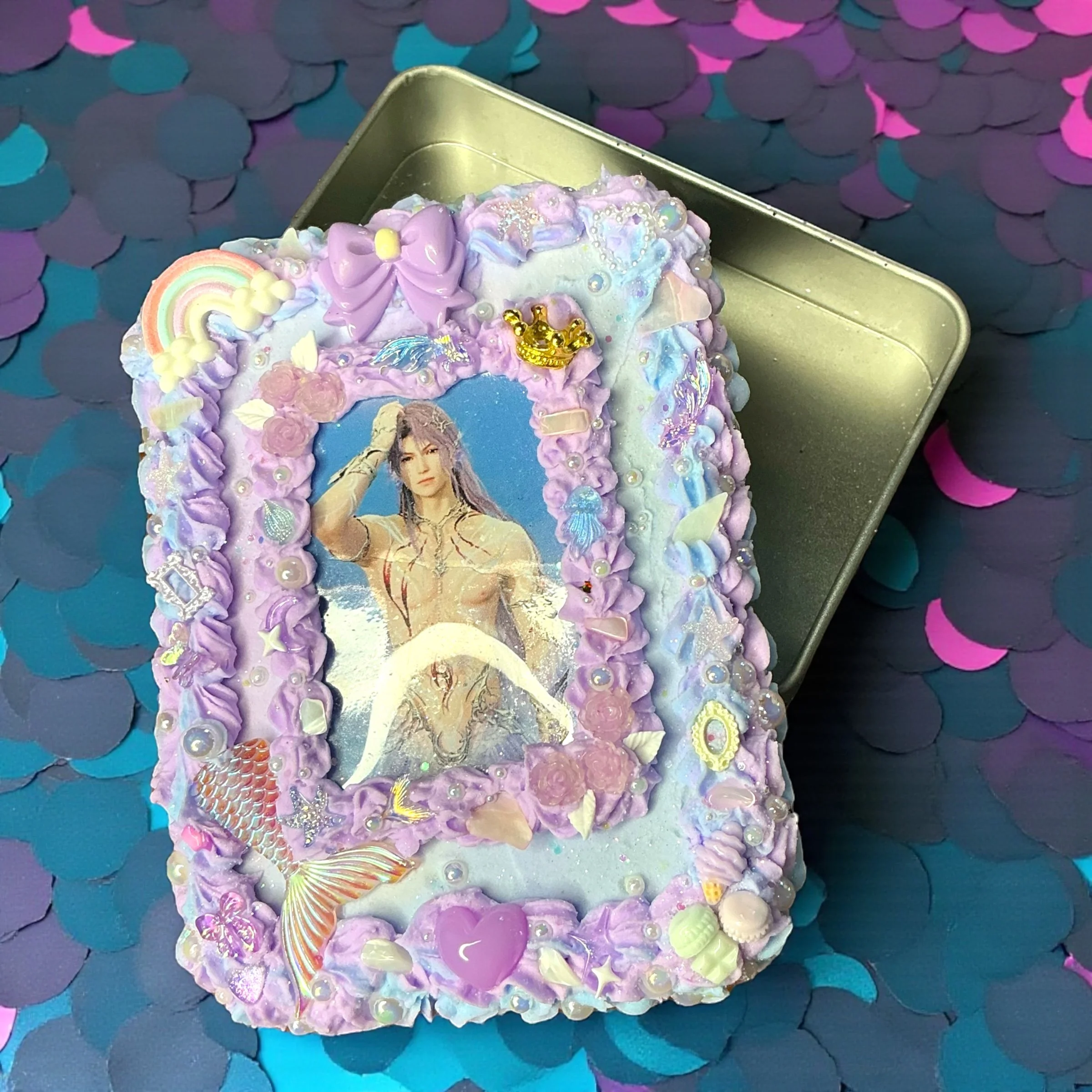 Lemurian Sea God Rafayel Trinket Box - MADE TO ORDER