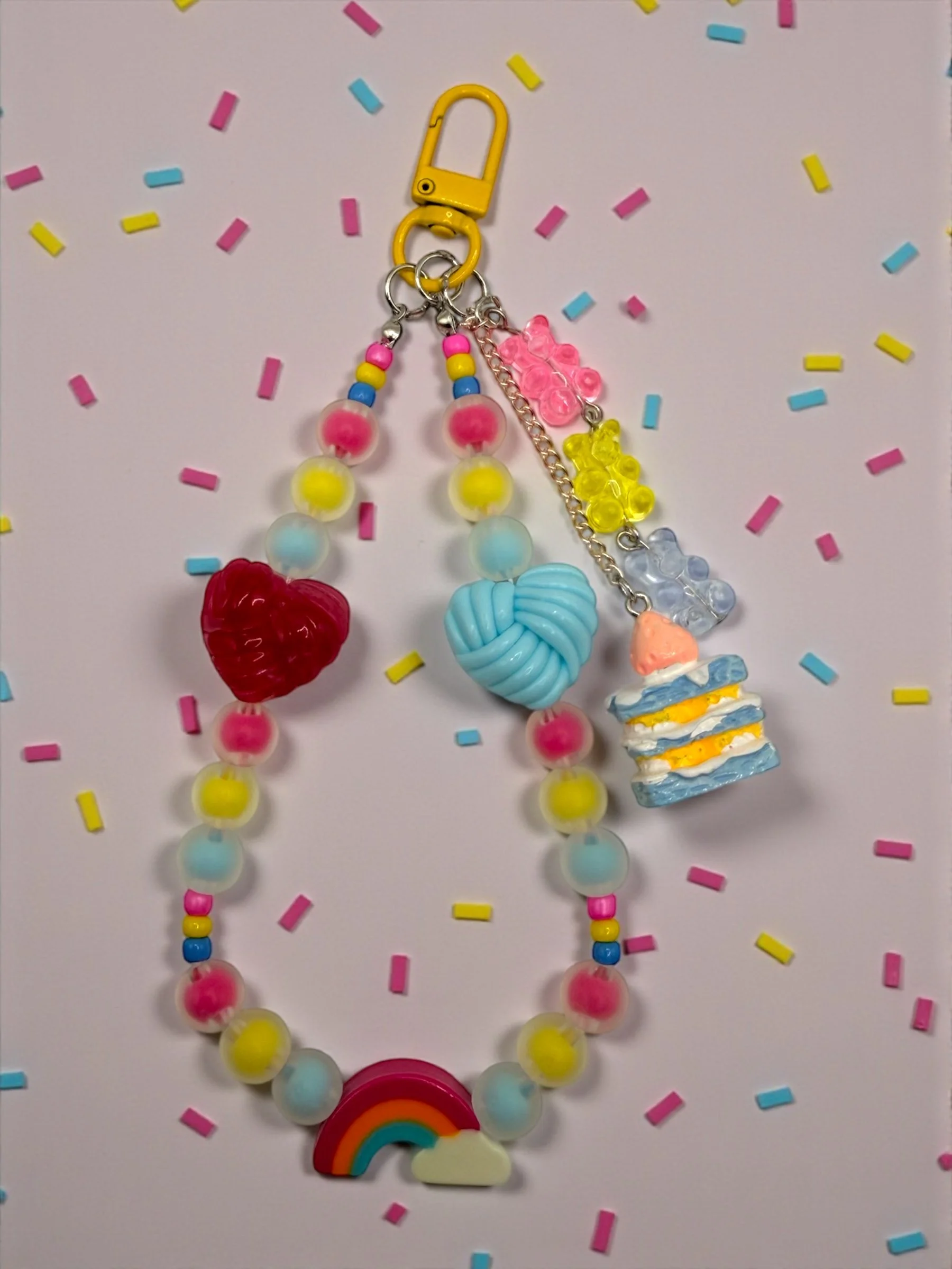 Pansexual Pride Phone Chain/Keychain